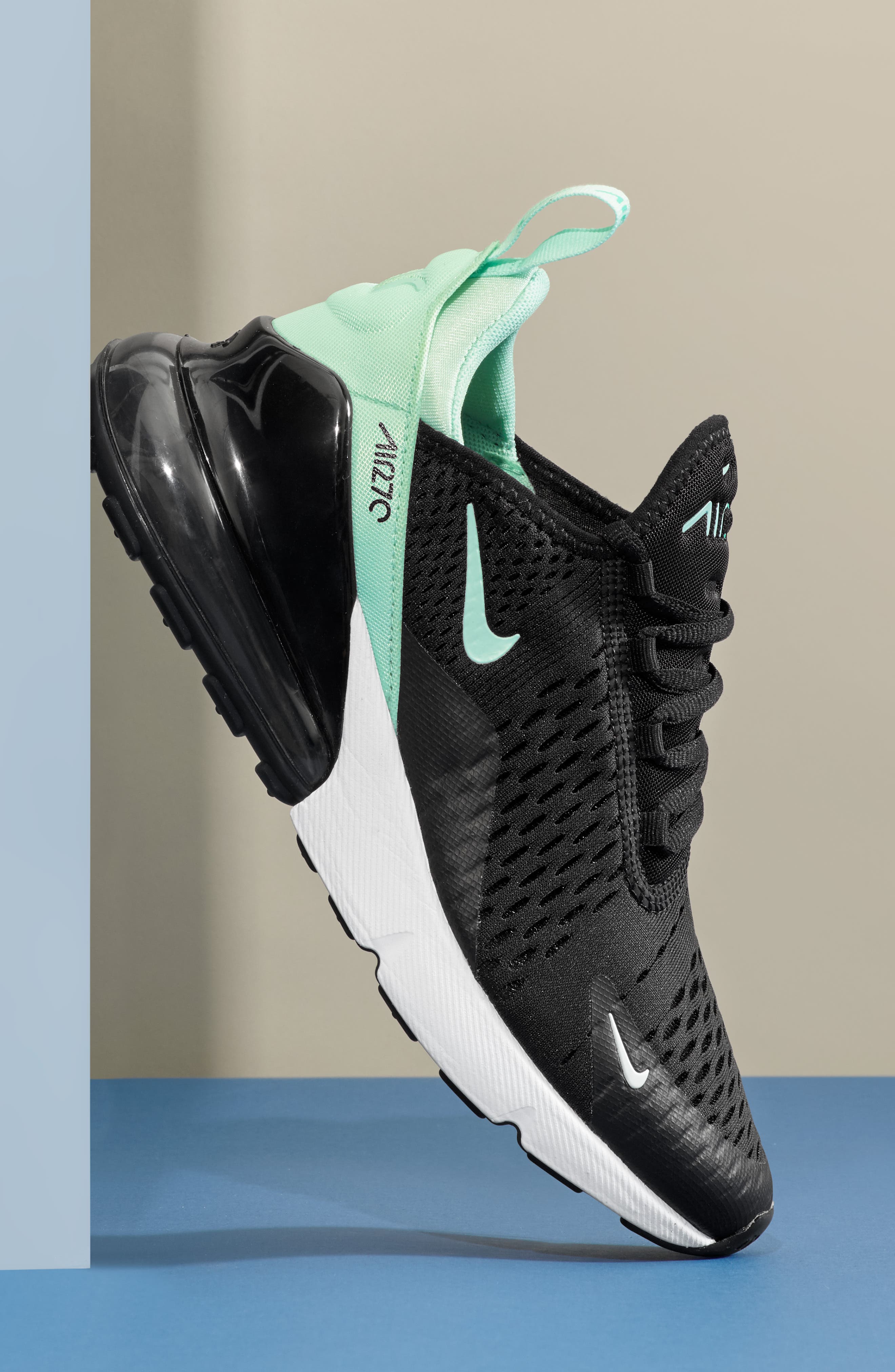 nike air max 270 teal black