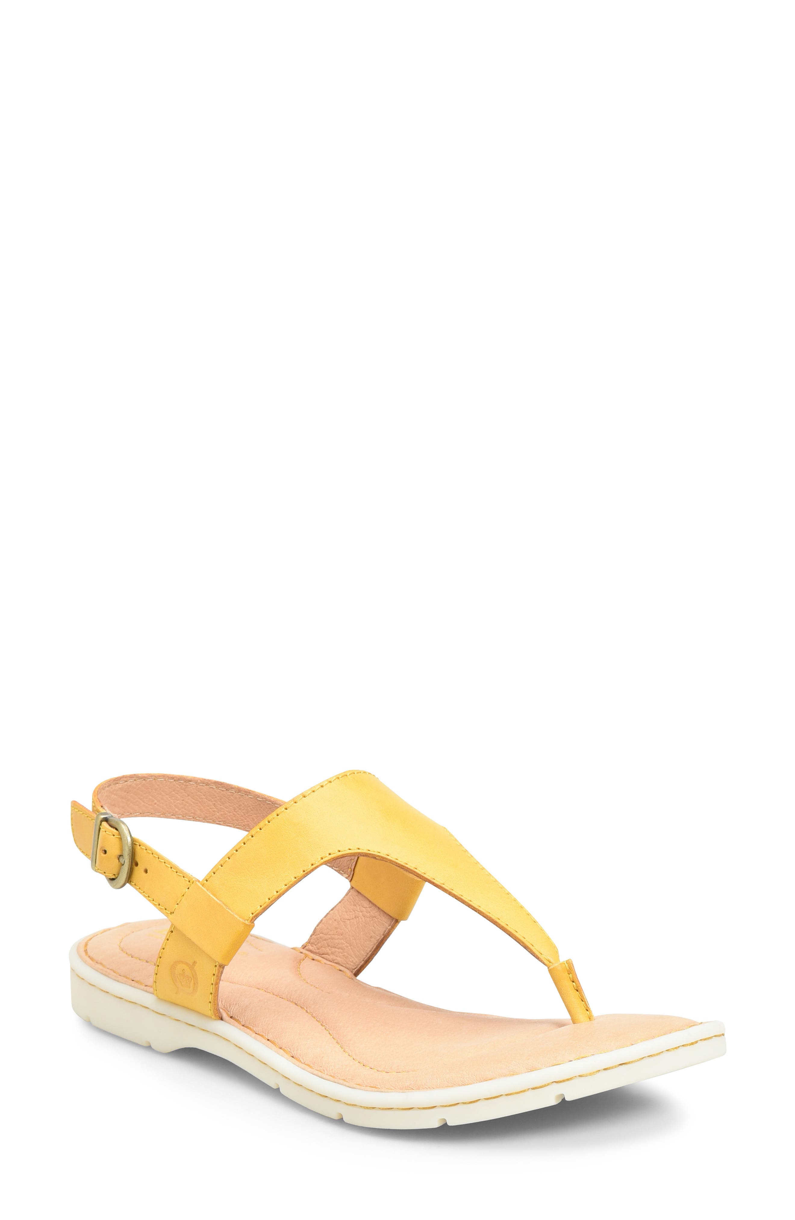B?rn Taylor V-Strap Sandal, Yellow