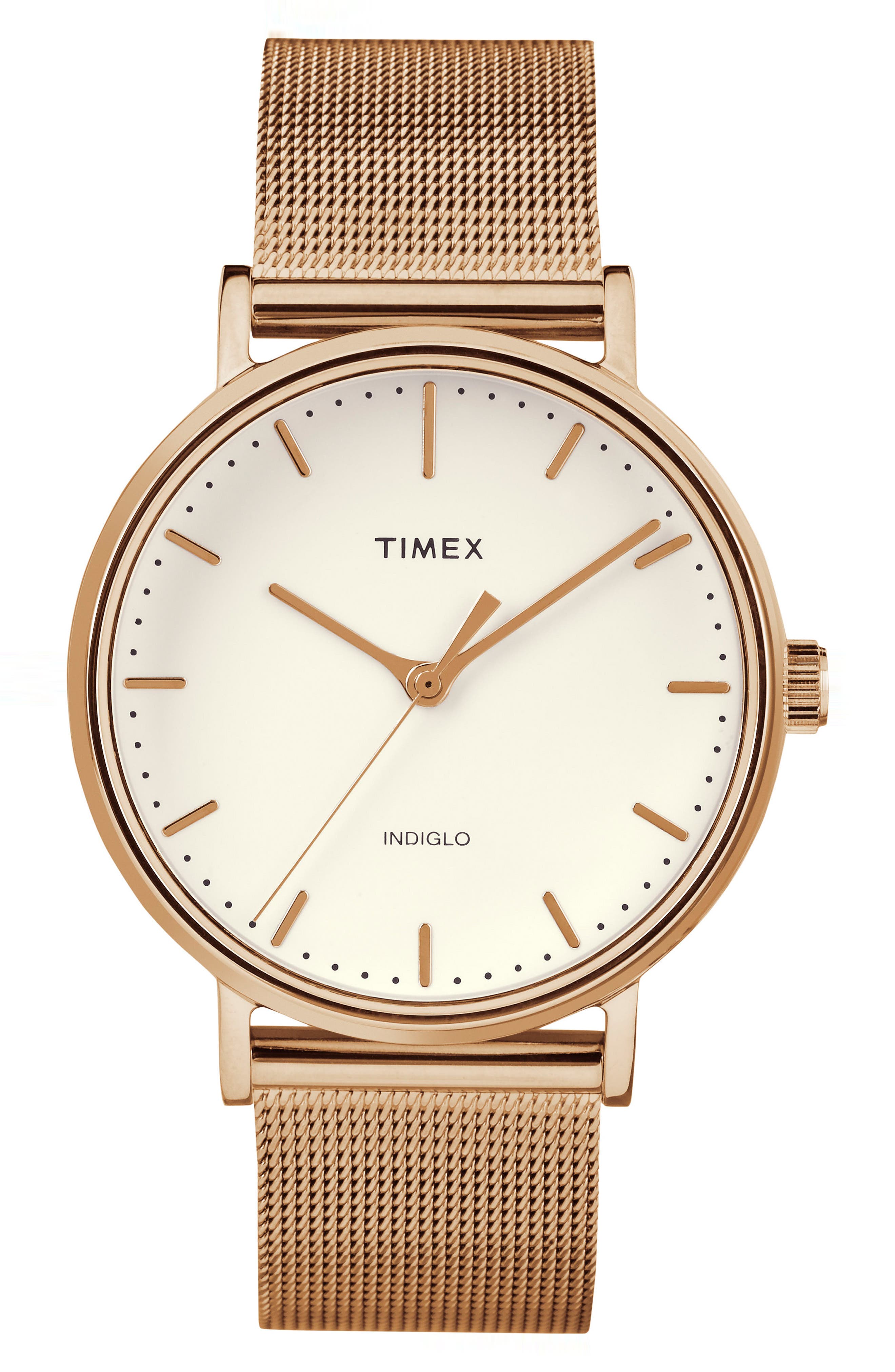 Timex Fairfield Mesh Strap Watch, 37Mm