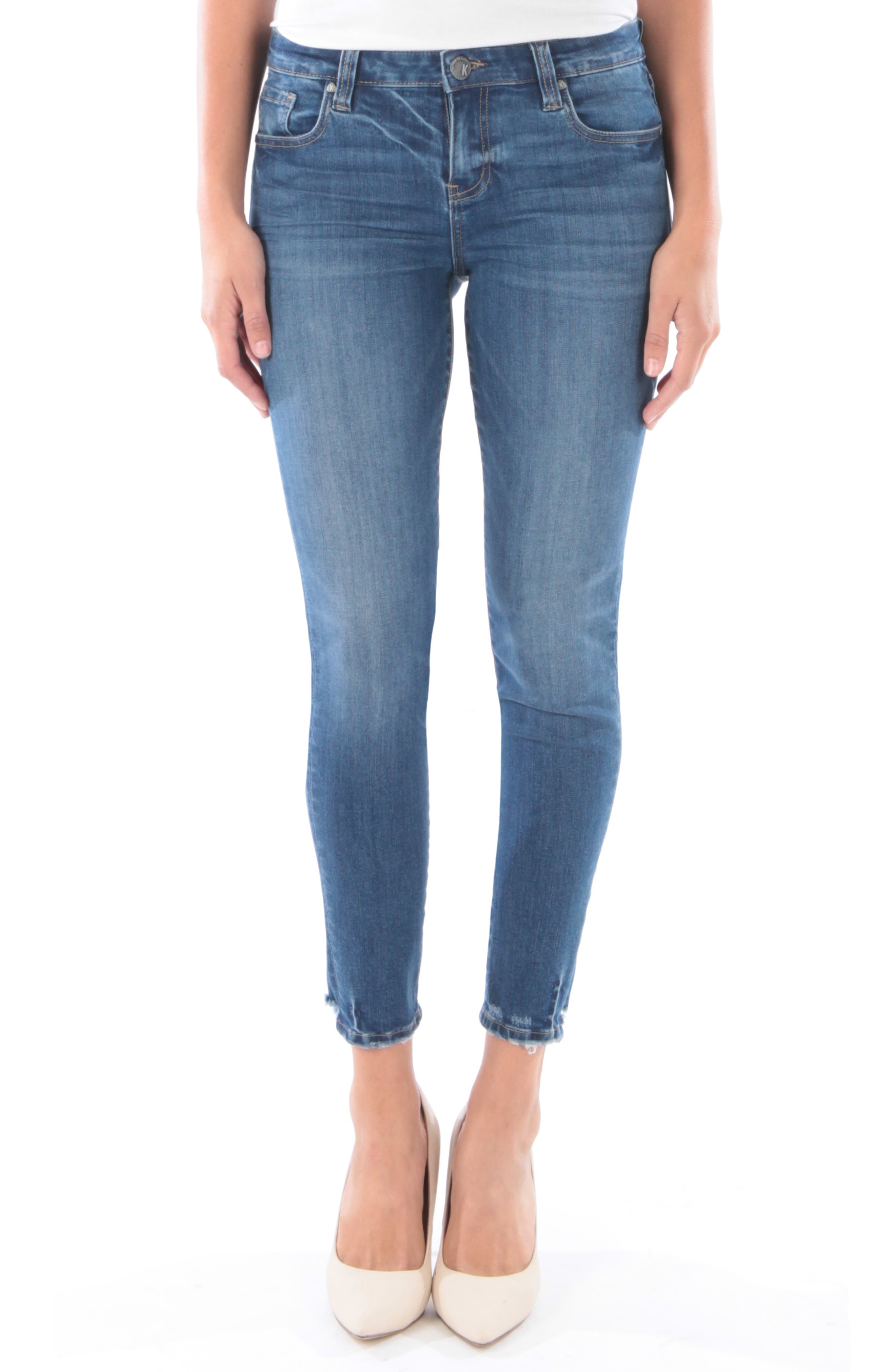 Kut From The Kloth Donna Ankle Skinny Jeans, Blue