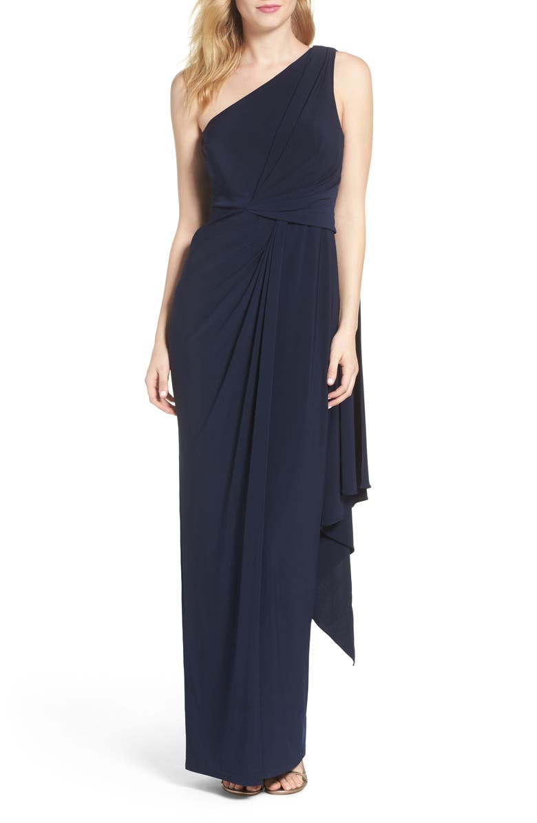 Adrianna Papell Jersey Column Gown | Nordstrom