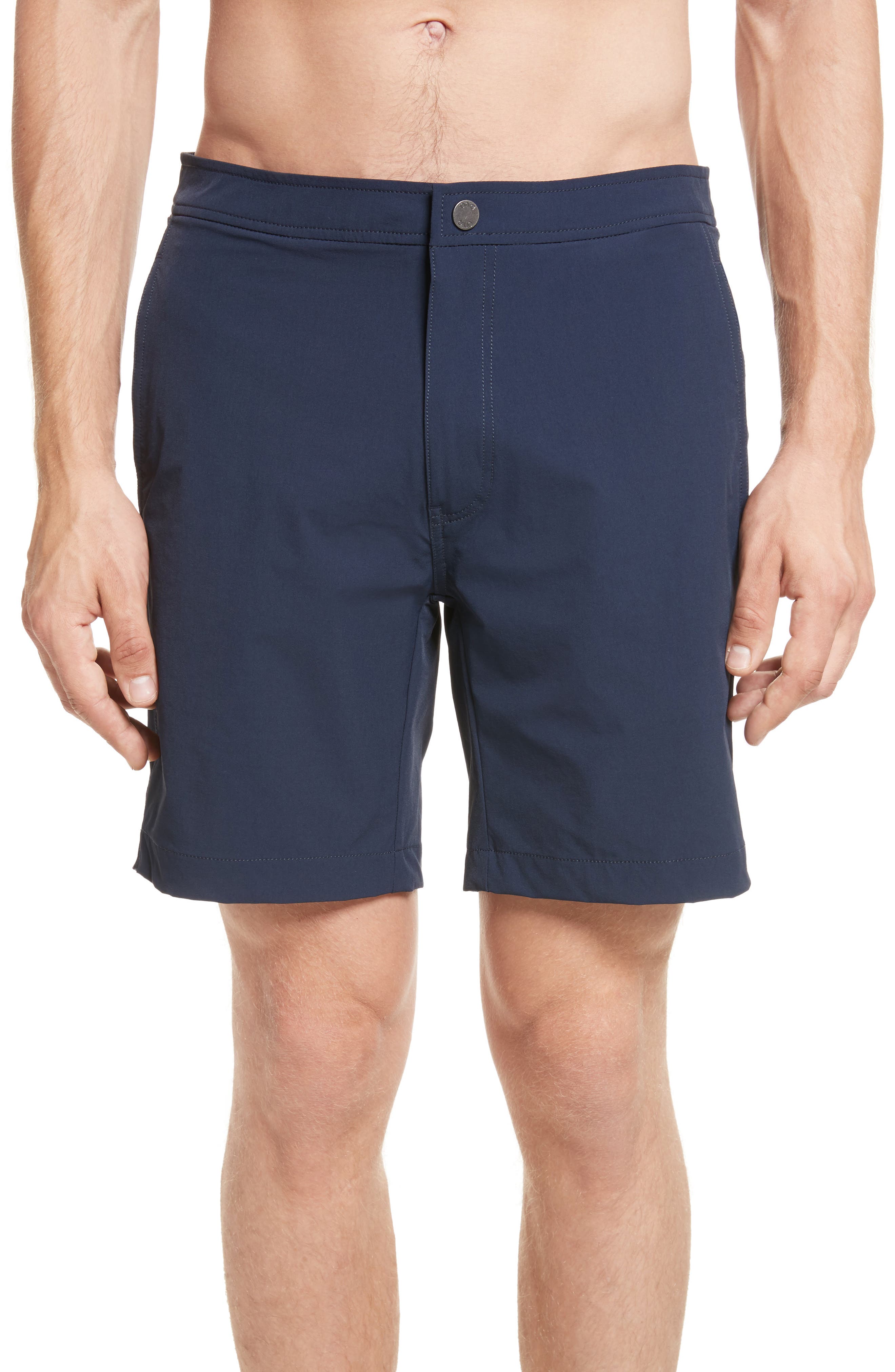 Onia Calder Swim Trunks, Blue