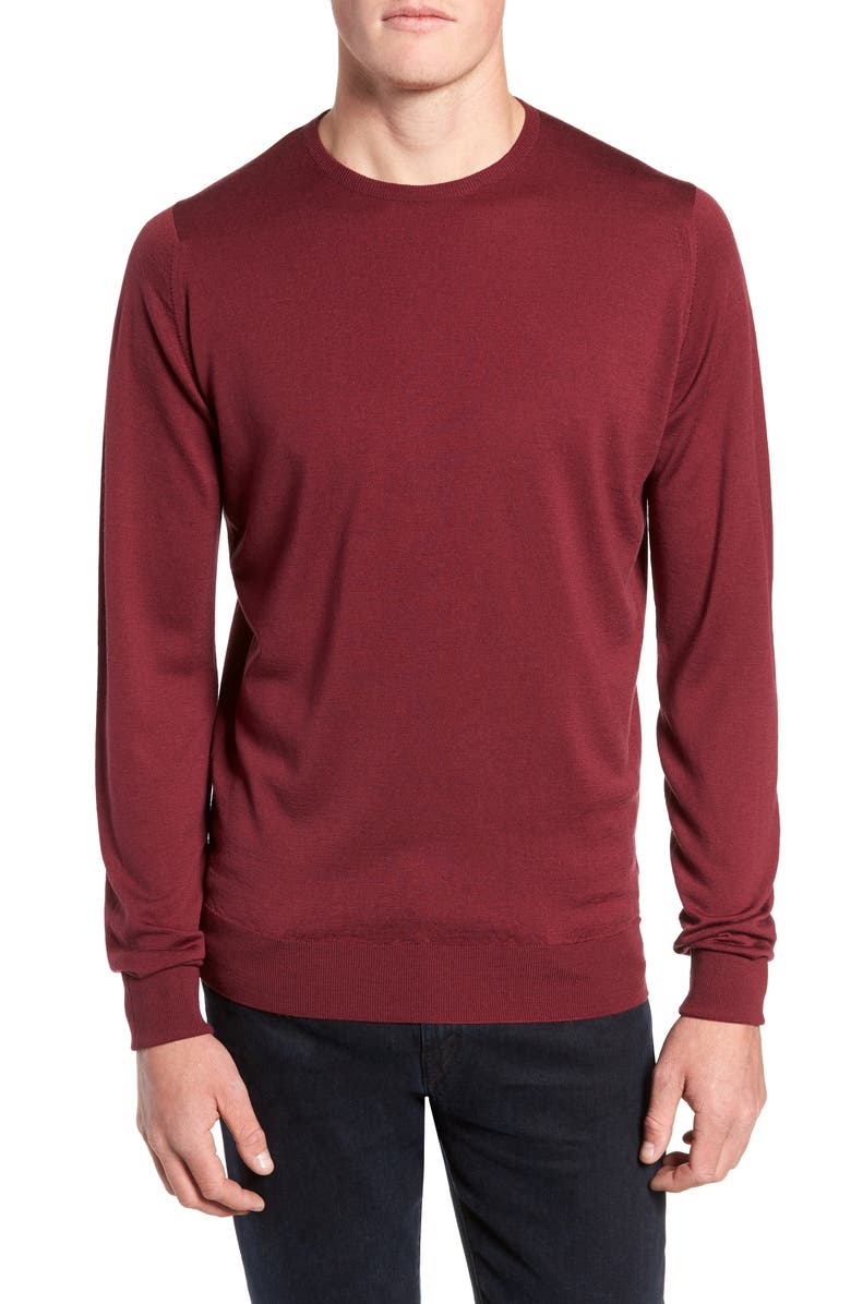 John Smedley 'Marcus' Easy Fit Crewneck Wool Sweater | Nordstrom