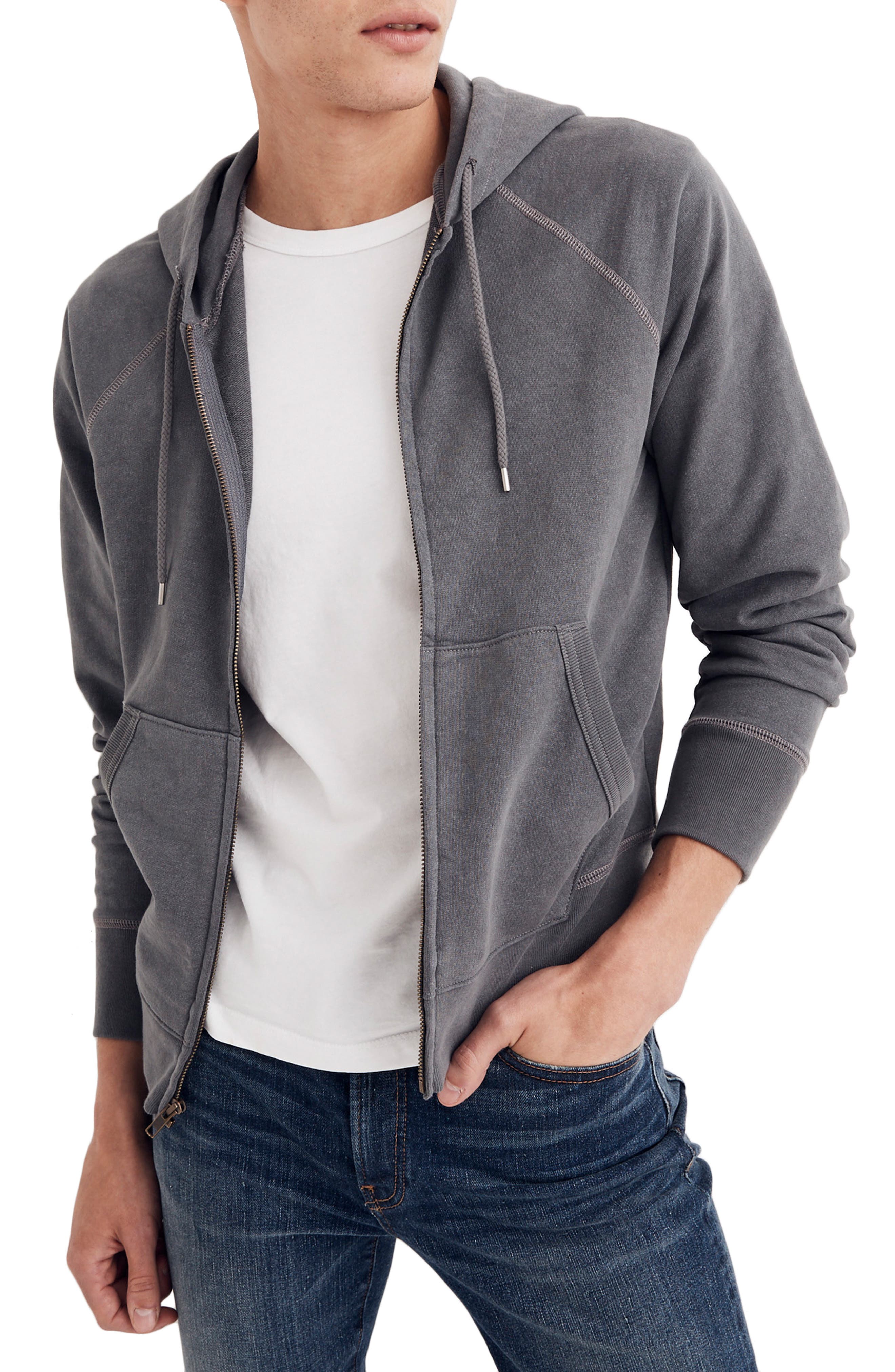 Madewell Zip Hoodie (Men) Nordstrom