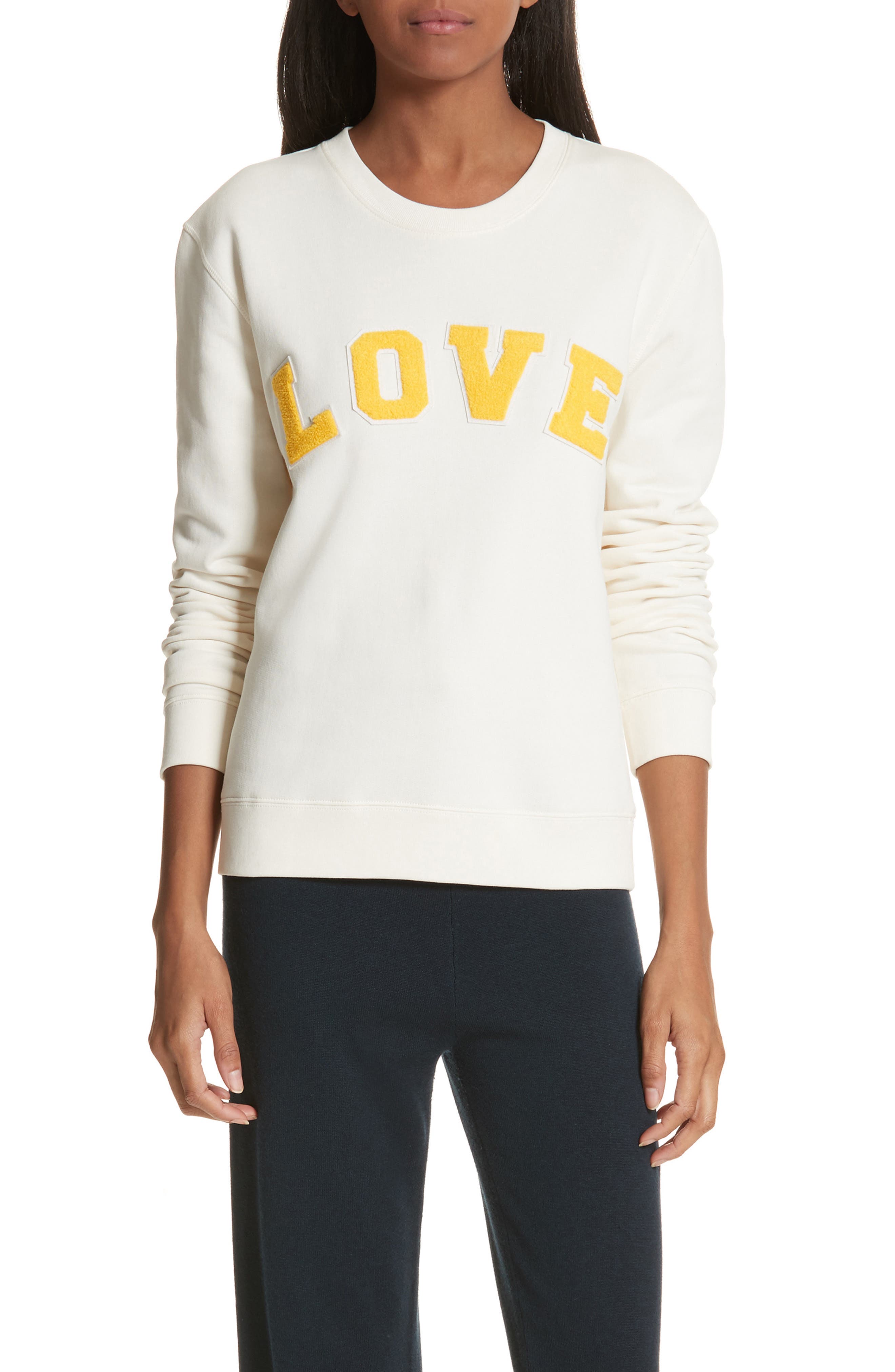 Tory Sport Love Cotton Terry Sweatshirt