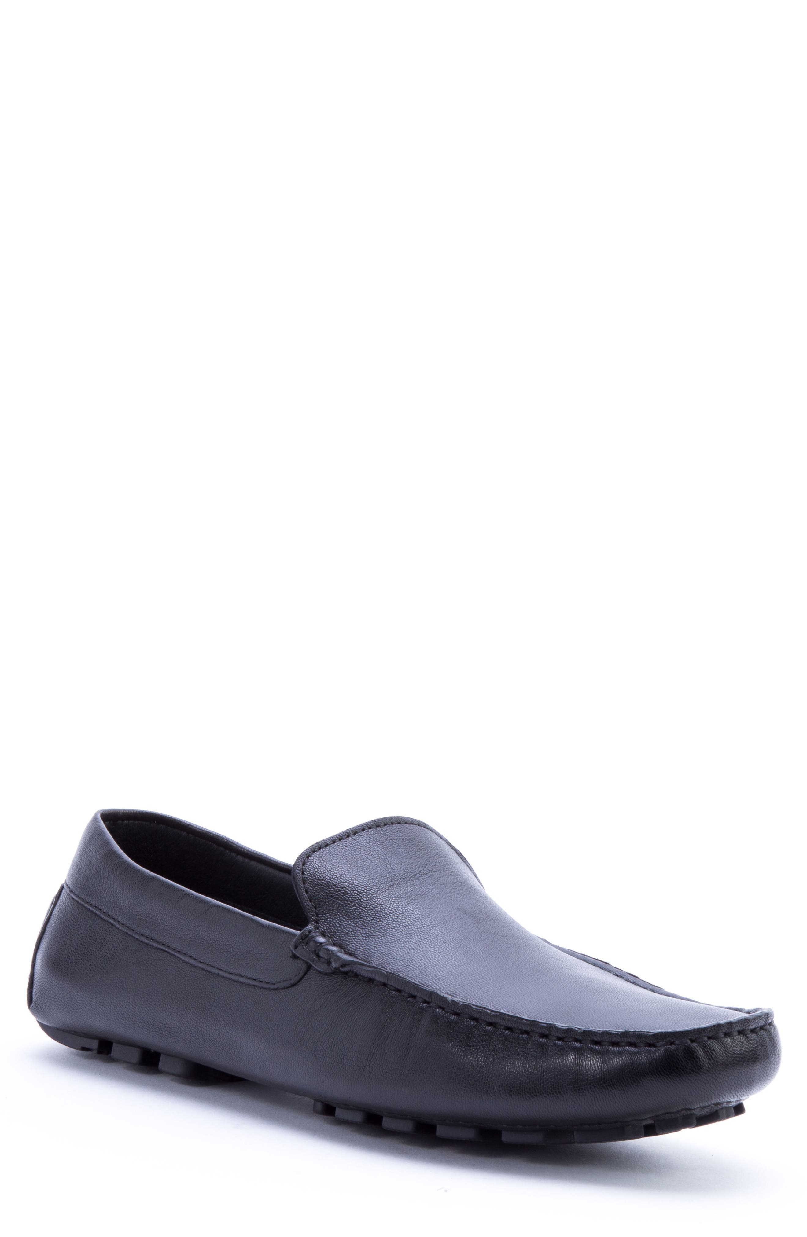 Zanzara Picasso 3 Moc Toe Driving Loafer- Black