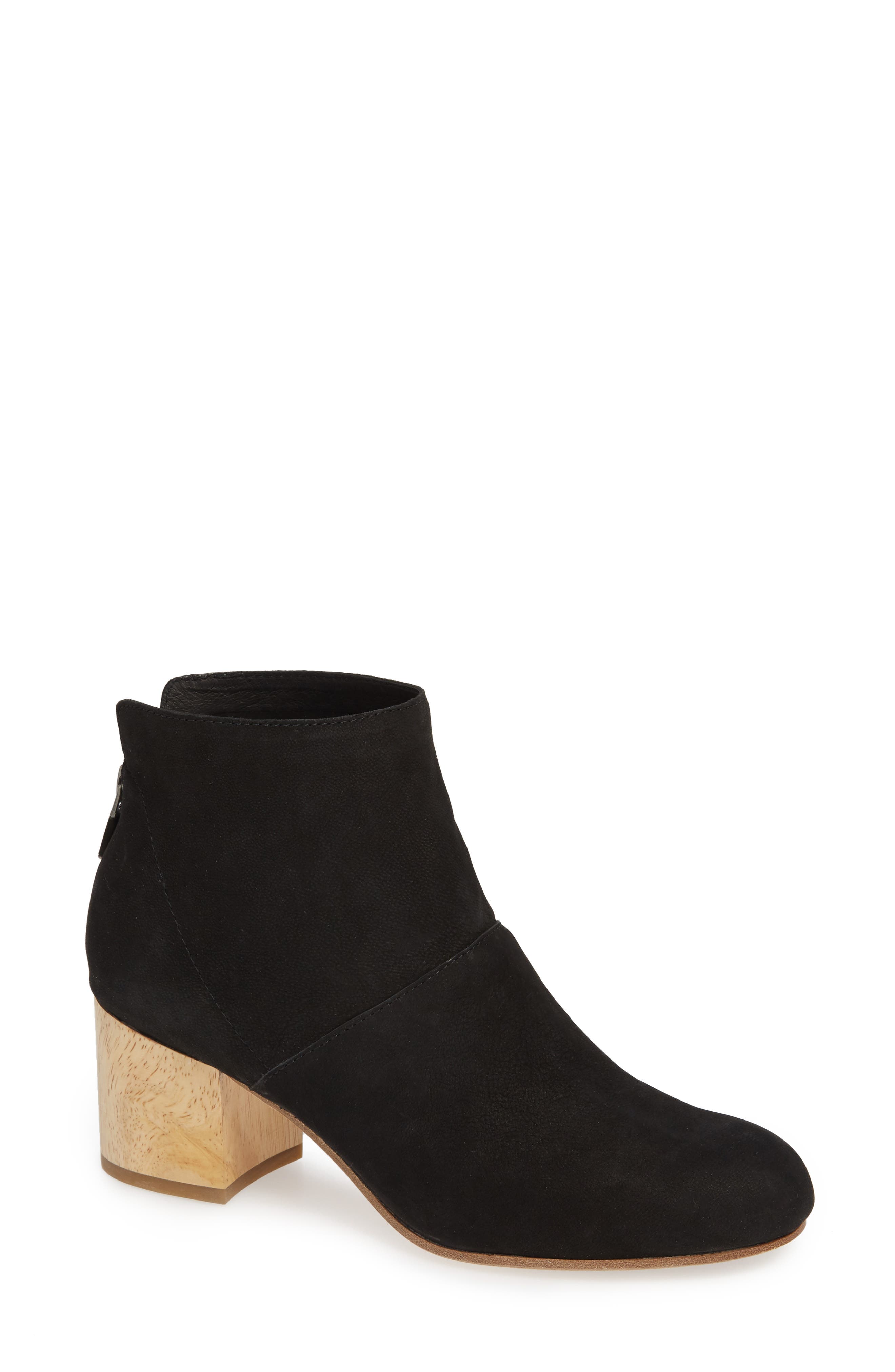 Eileen Fisher Suri Block Heel Bootie, Black