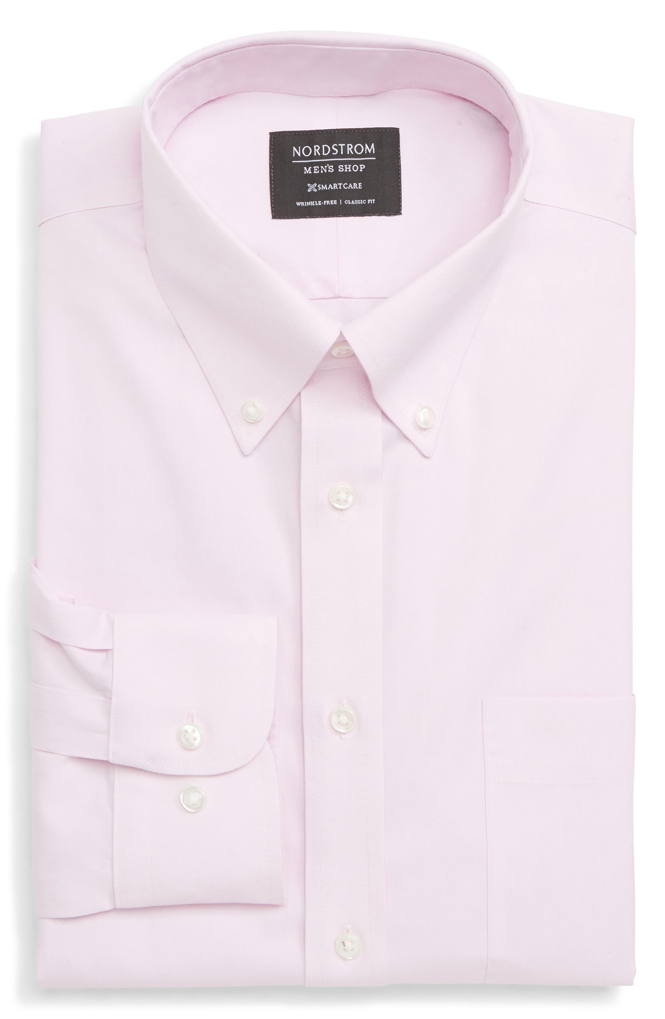 Nordstrom Shop Smartcare(TM) Classic Fit Dress Shirt - Pink