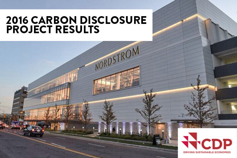 2016 Carbon Disclosure Project Results