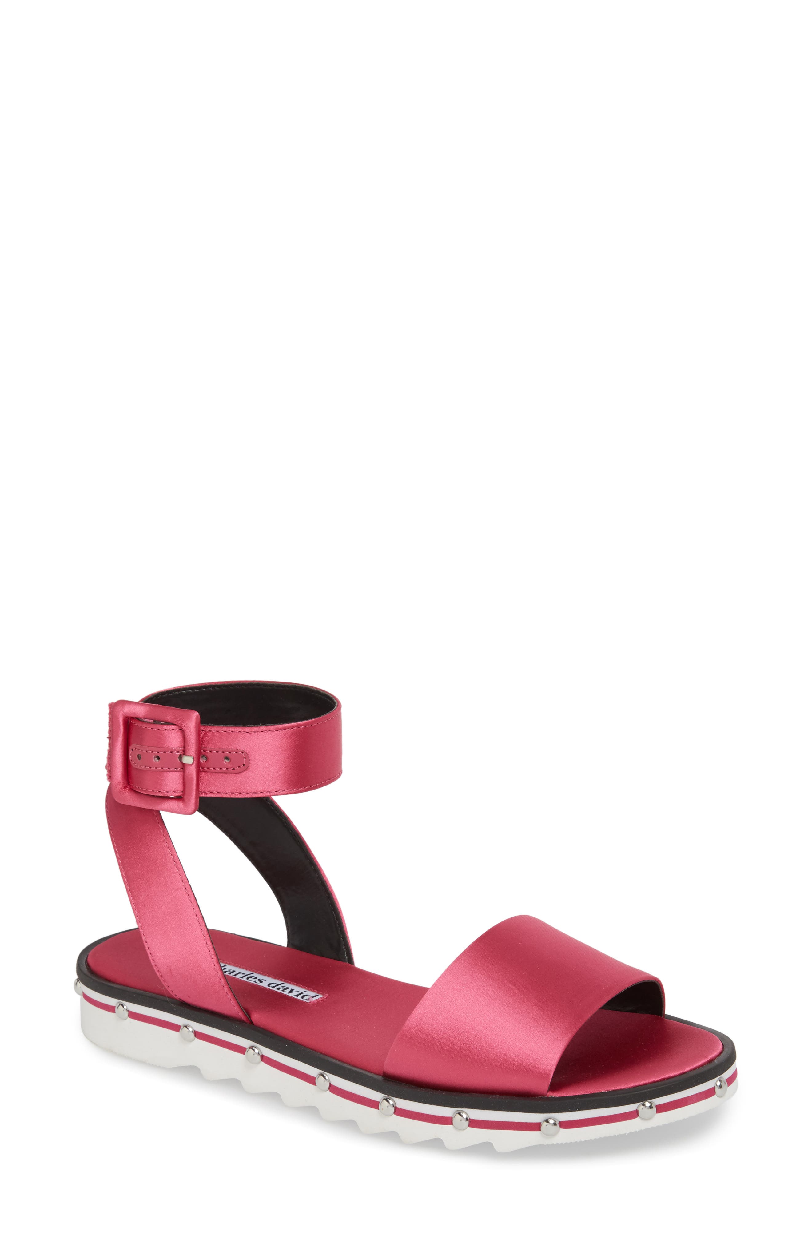 Charles David Shimmy Sandal, Pink