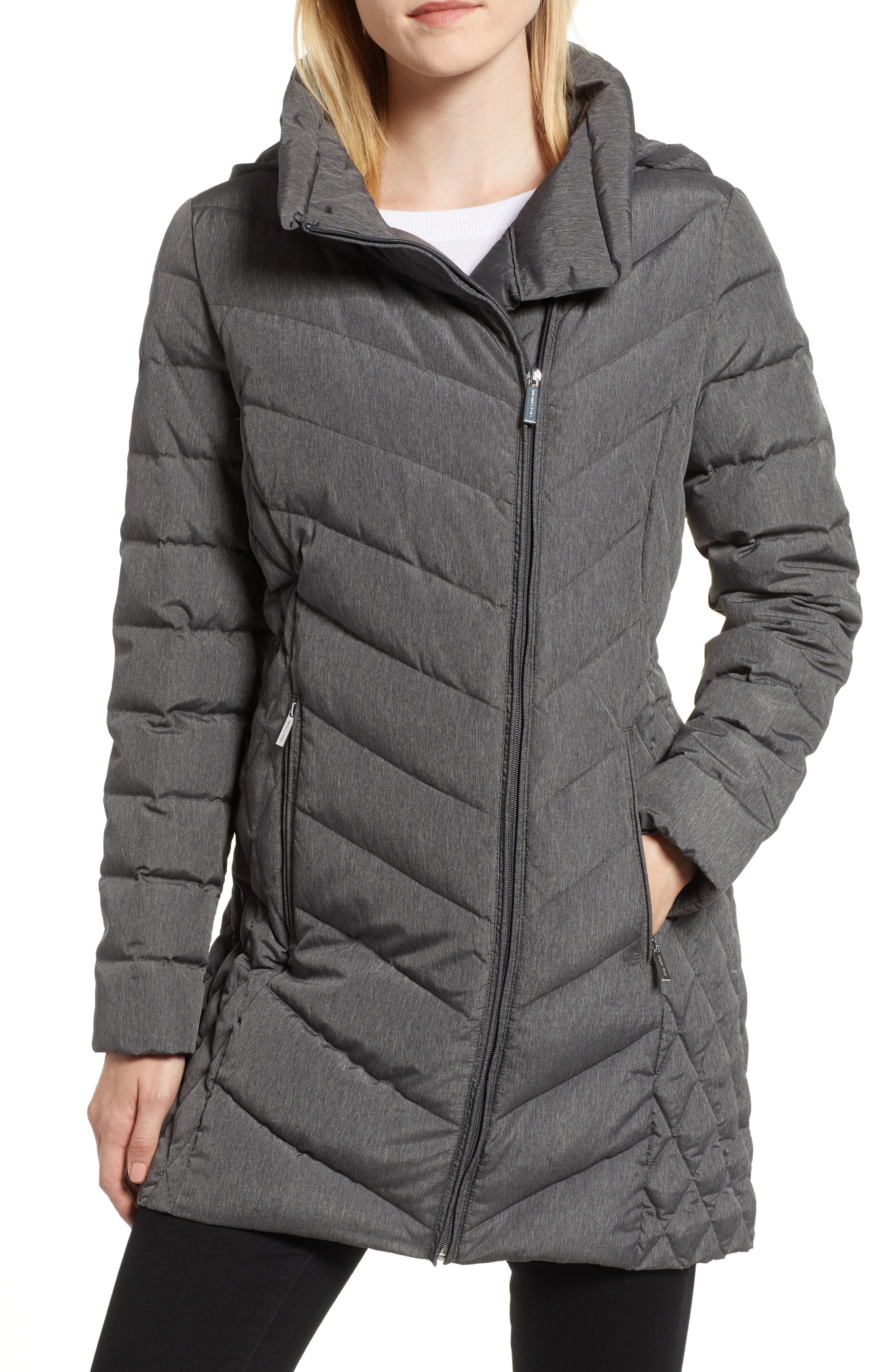 Michael Michael Kors Packable Down Hooded Jacket