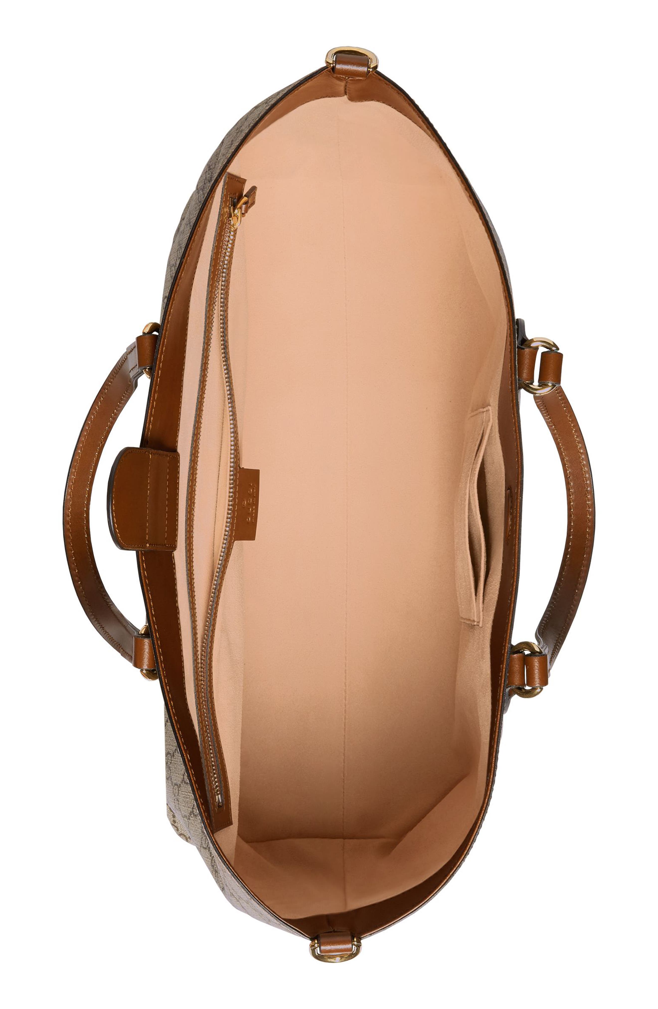 gucci supreme soft canvas tote