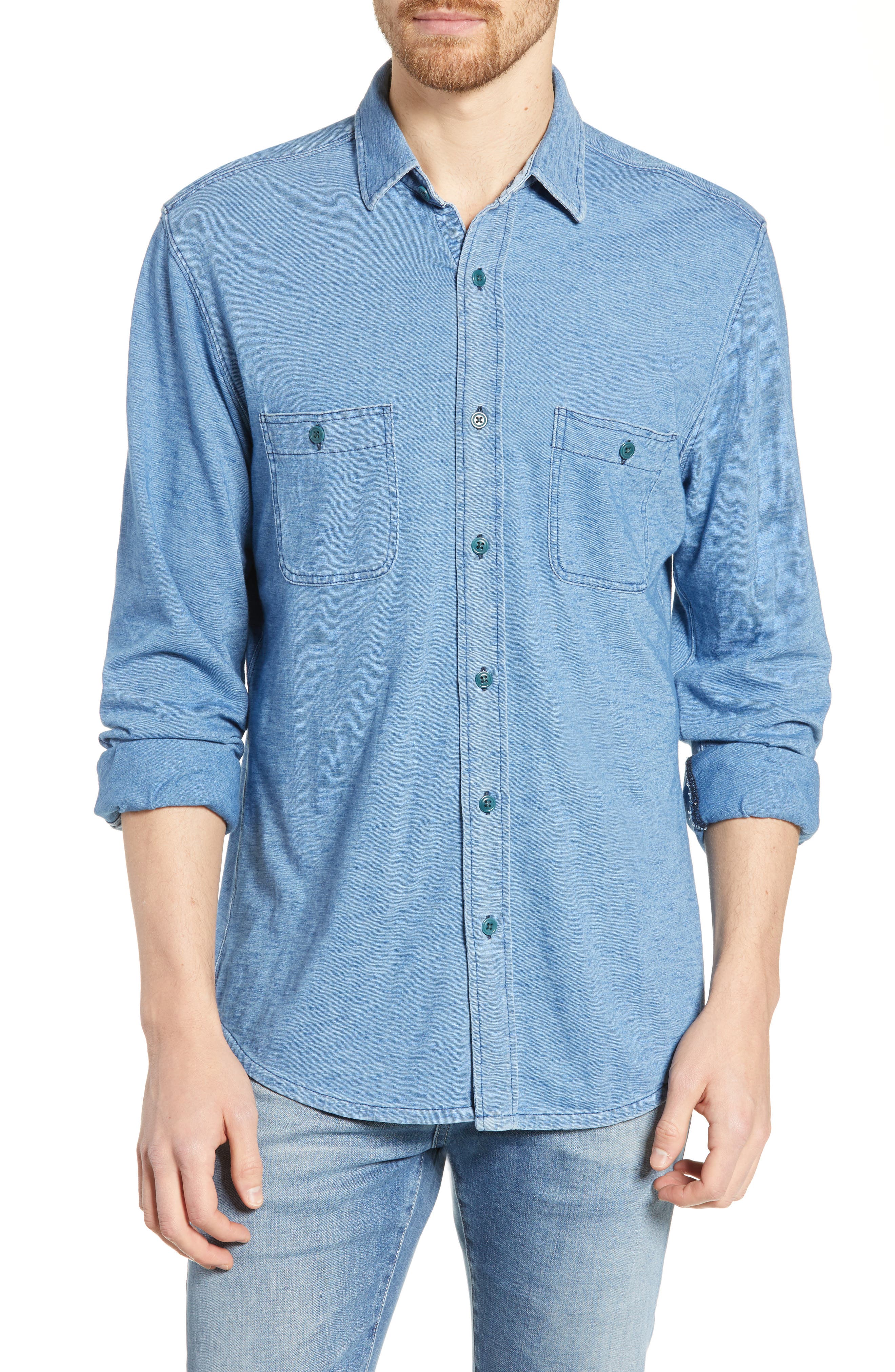 Faherty Seasons Regular Fit Cotton Sport Shirt