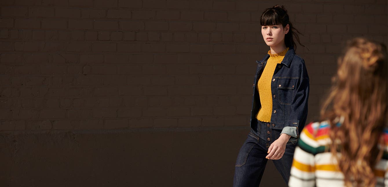 Women's clothing, shoes and accessories for the weekend.