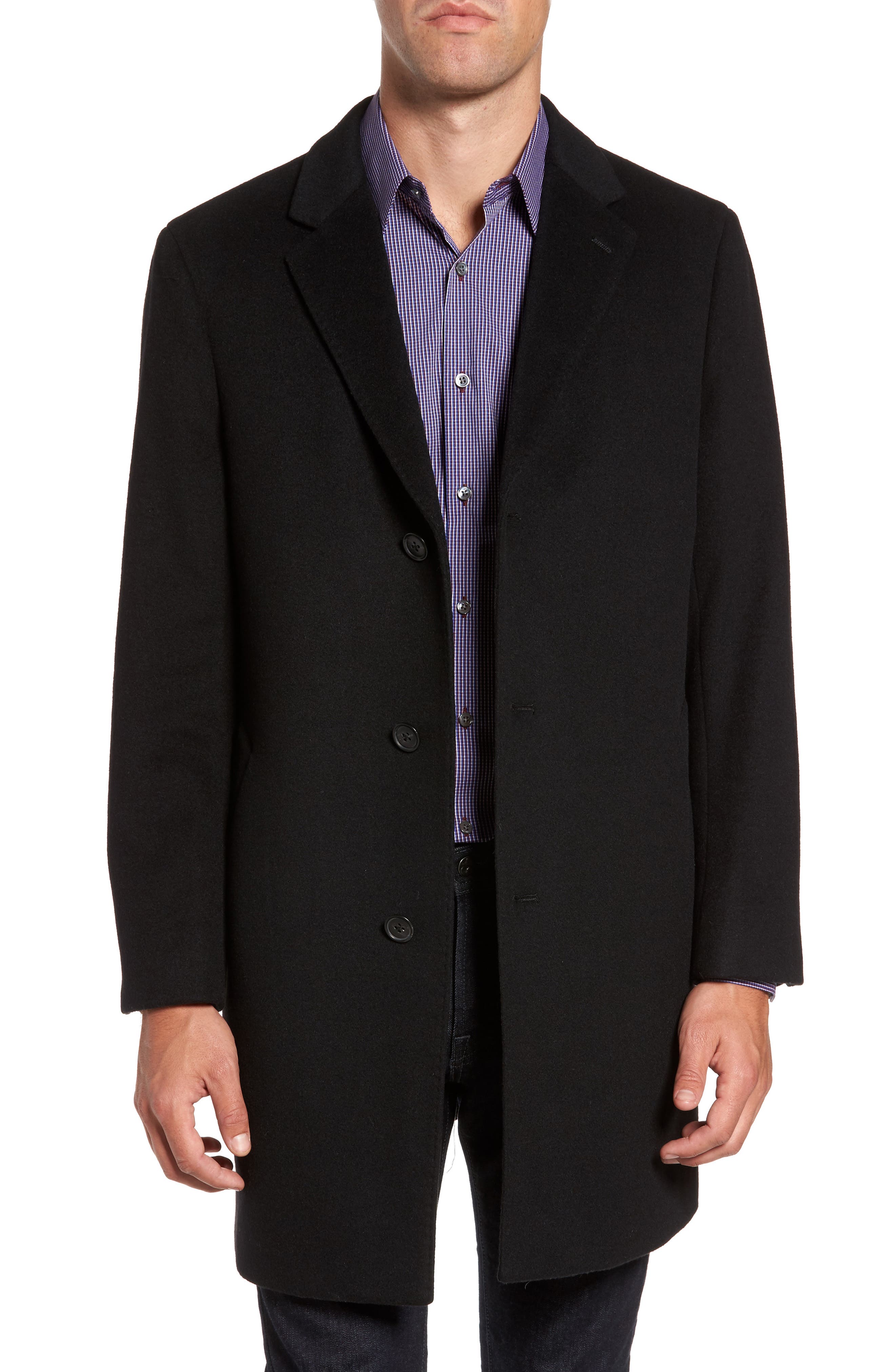 Nordstrom Men's Shop Mason Wool & Cashmere Overcoat Nordstrom