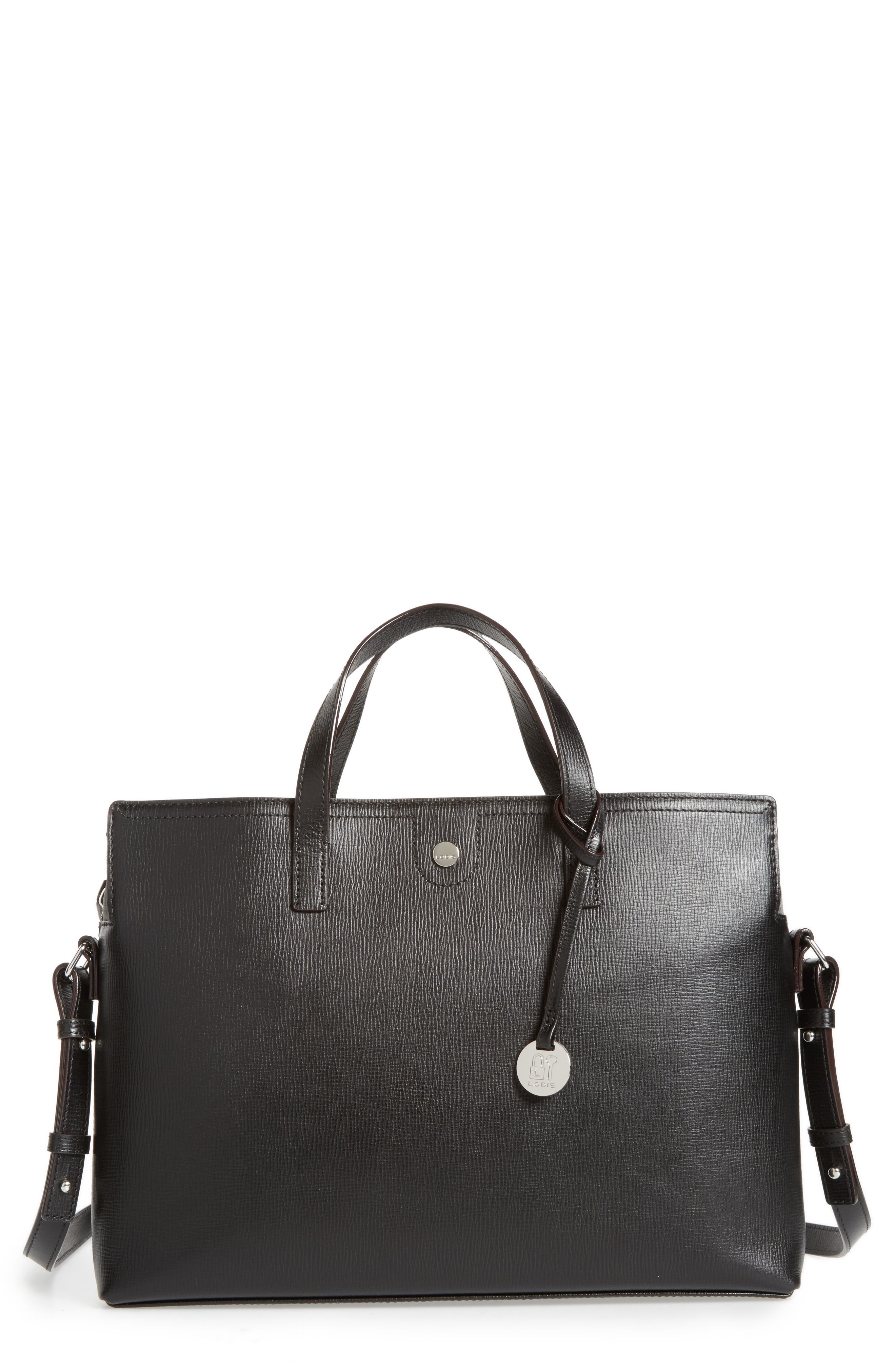 LODIS Los Angeles Business Chic Judith RFIDProtected Leather Laptop