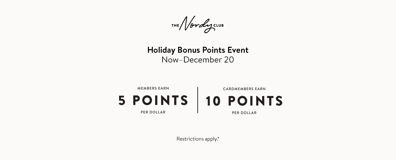 Bonus Points Nordstrom nordstrom triple points calendar september 2021