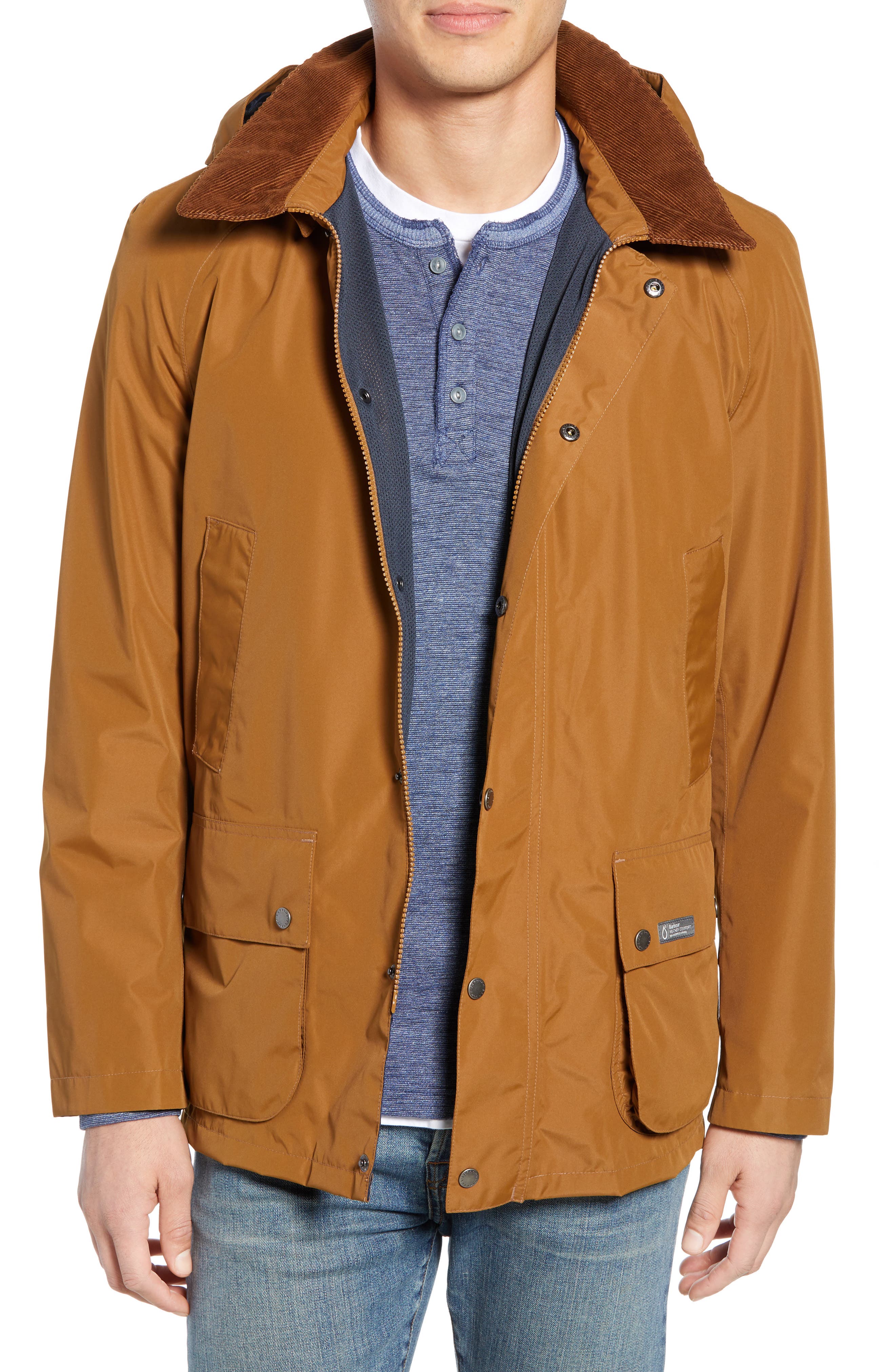 Barbour Arlington Waterproof Hooded Jacket, Metallic