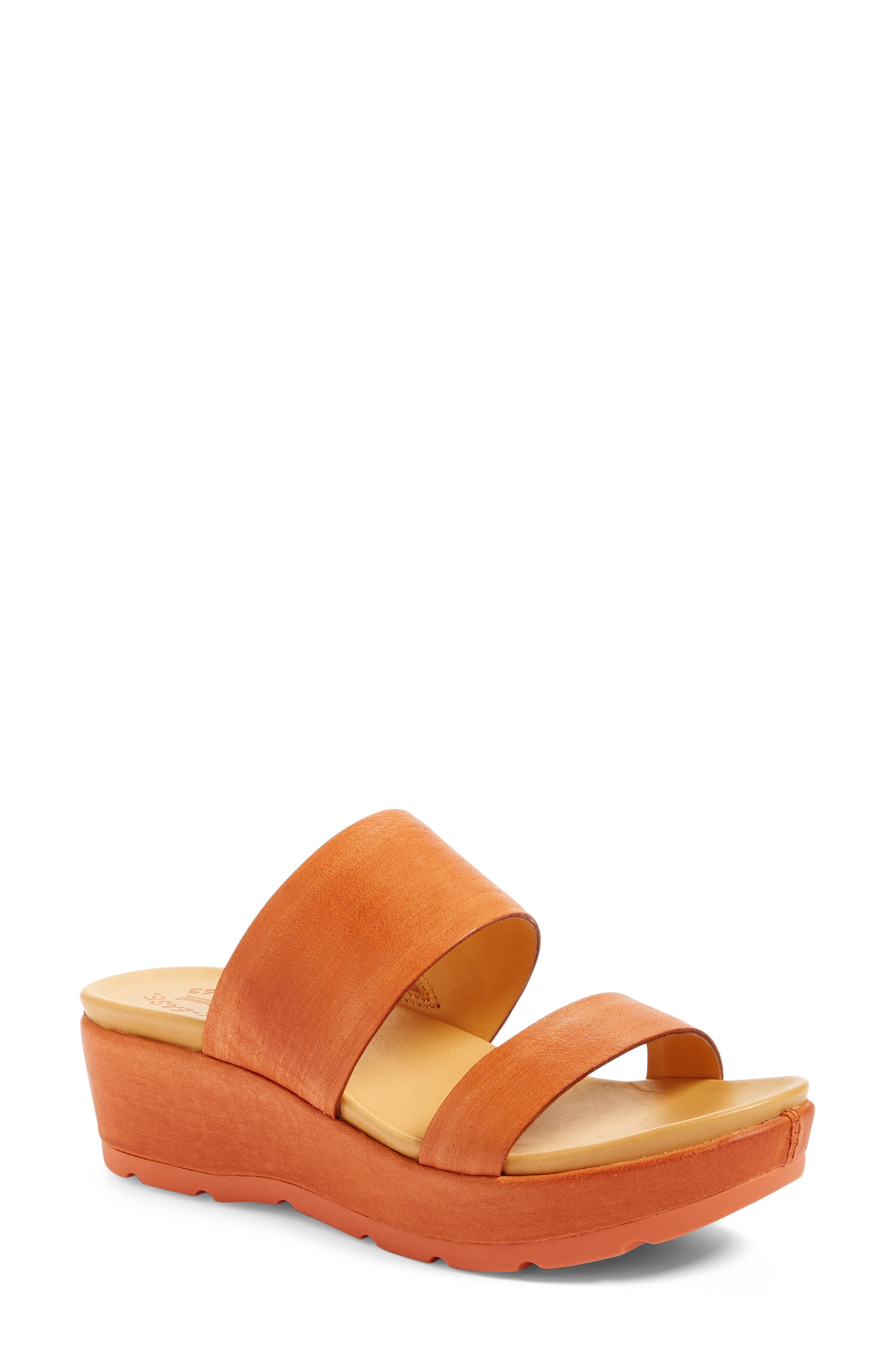 Kork-Ease Kane Platform Sandal, Orange