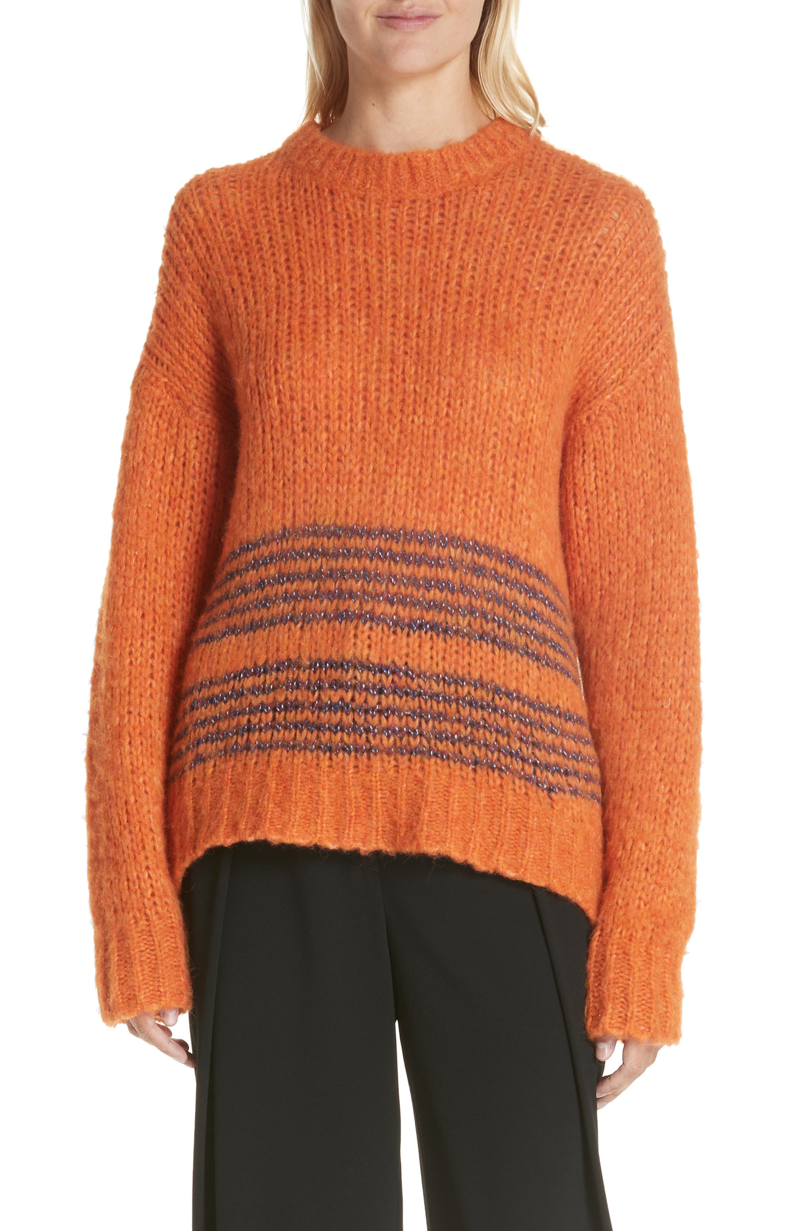 Rag & Bone Iceland Wool Blend Sweater, Orange