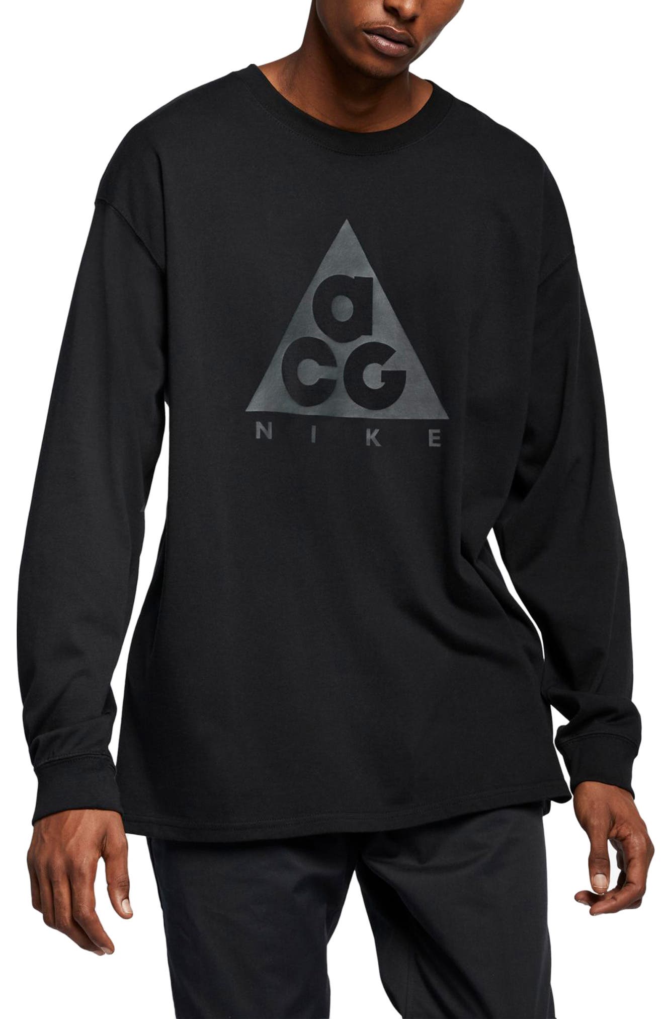 Nike Nrg All Conditions Gear Logo T-Shirt, Black
