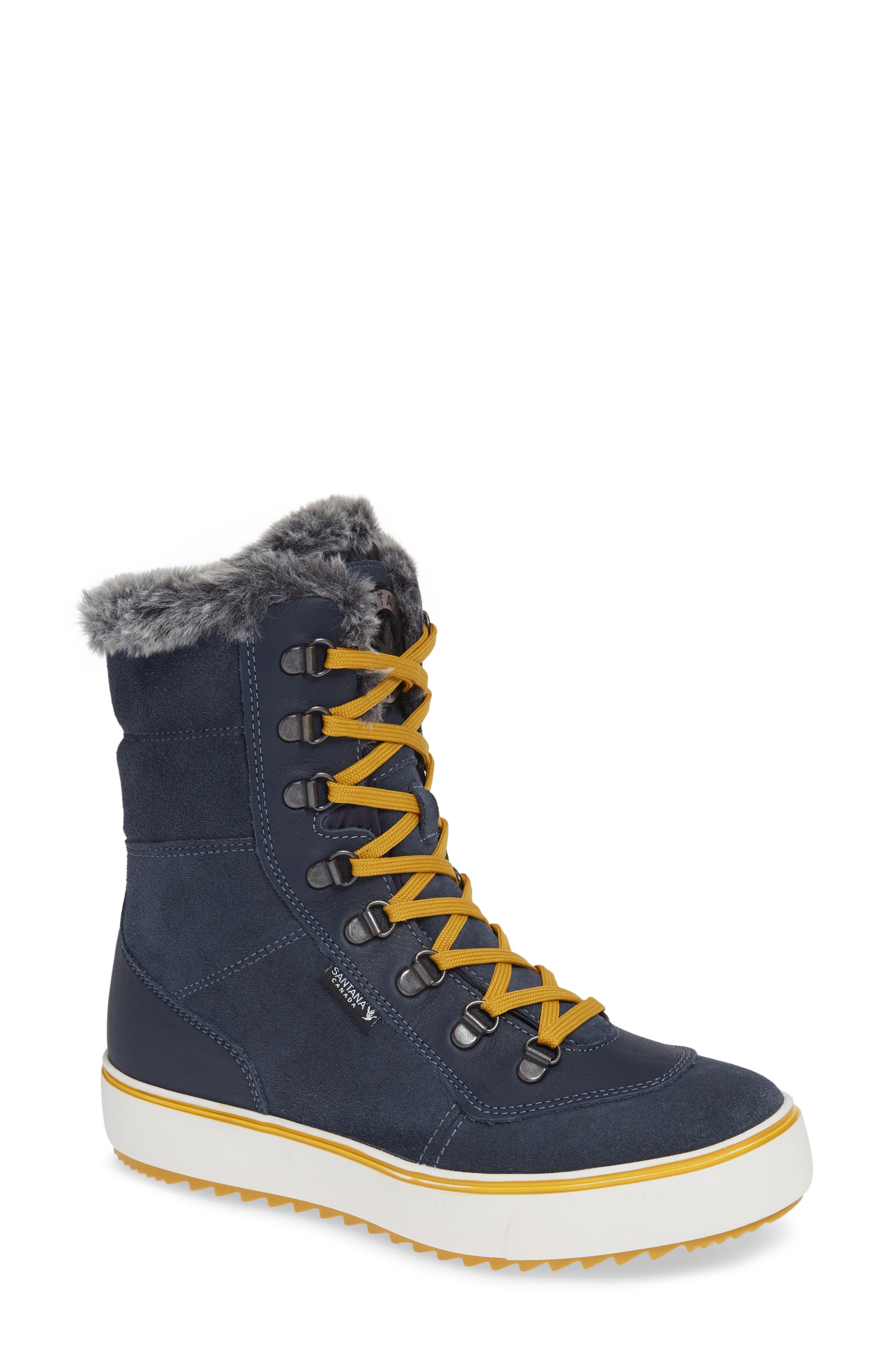 Santana Canada Mid Water Resistant Winter Boot, Blue