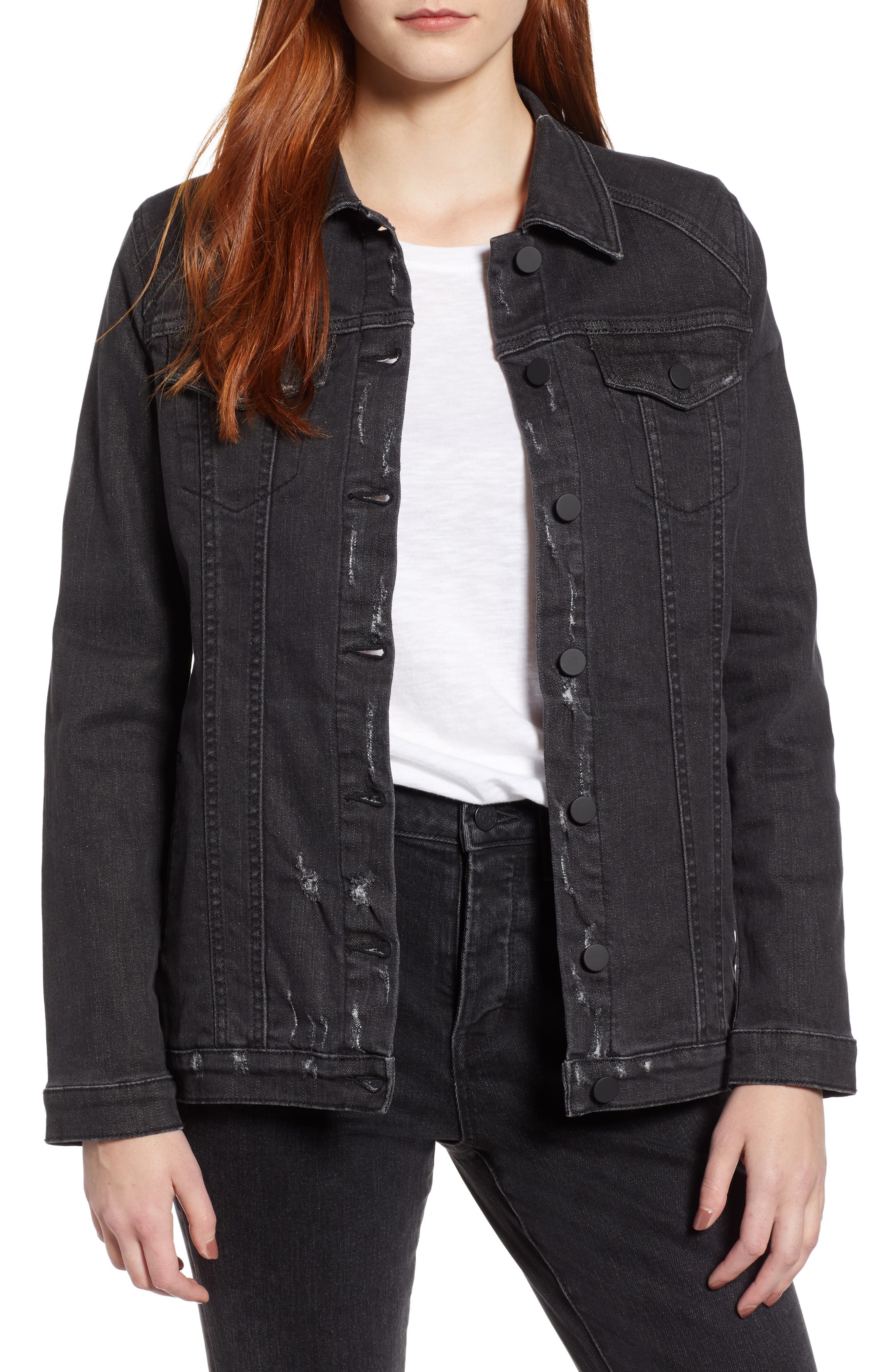 Dear John Denim Madison Girlfriend Jacket, Black