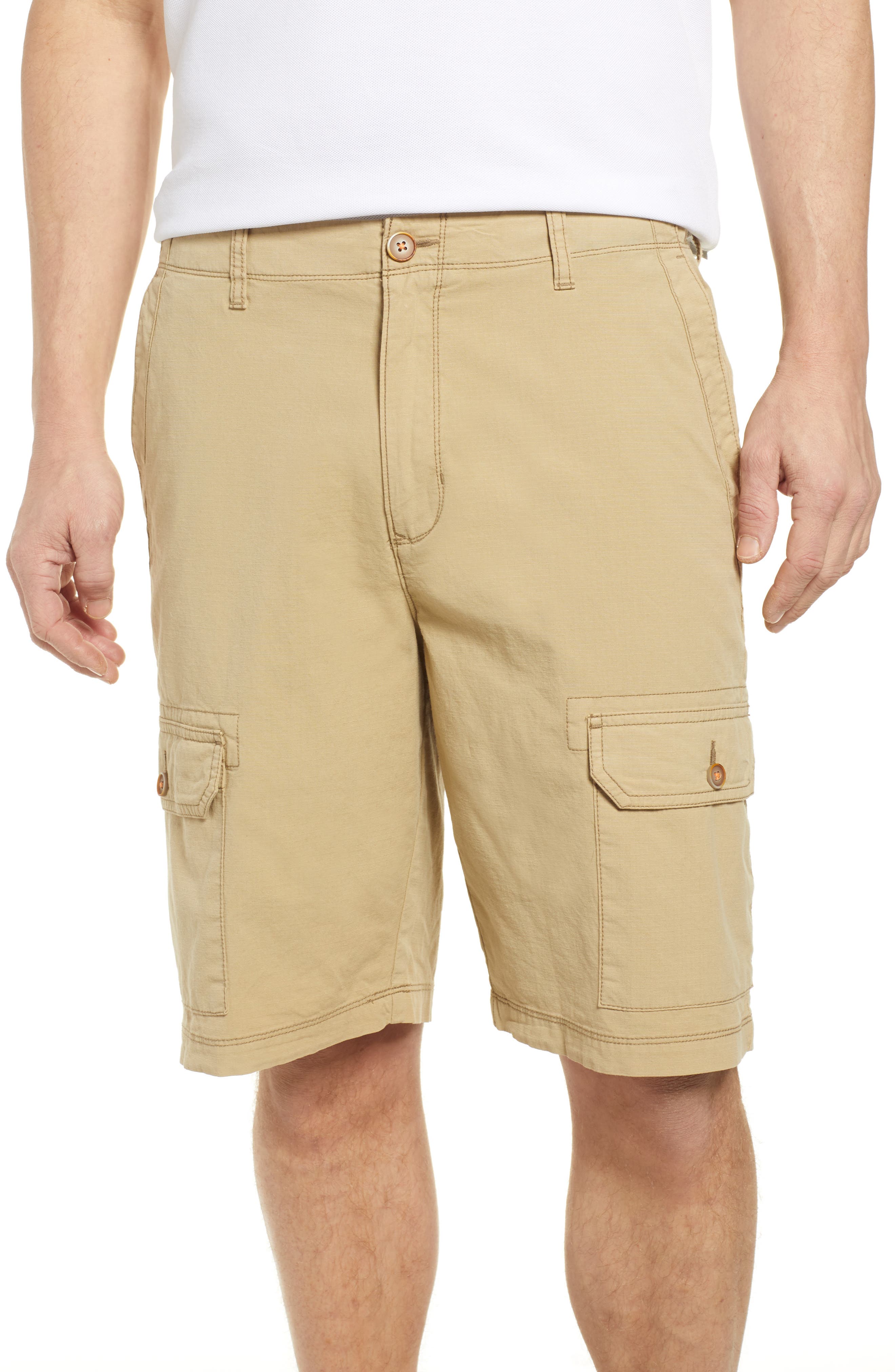 Tommy Bahama Riptide Classic Fit Ripstop Cargo Shorts, Brown