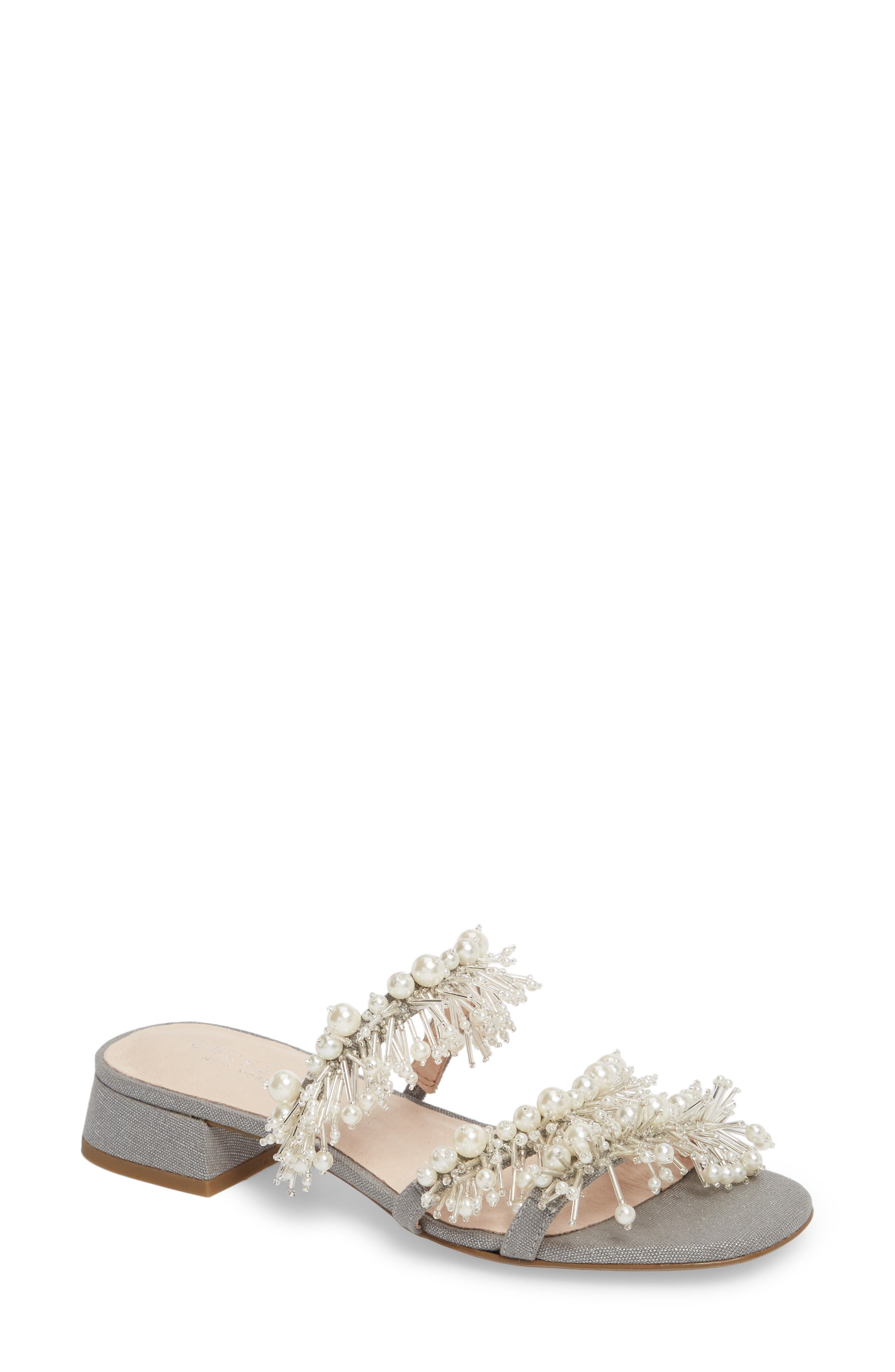 Cecelia New York Fes Embellished Slide Sandal