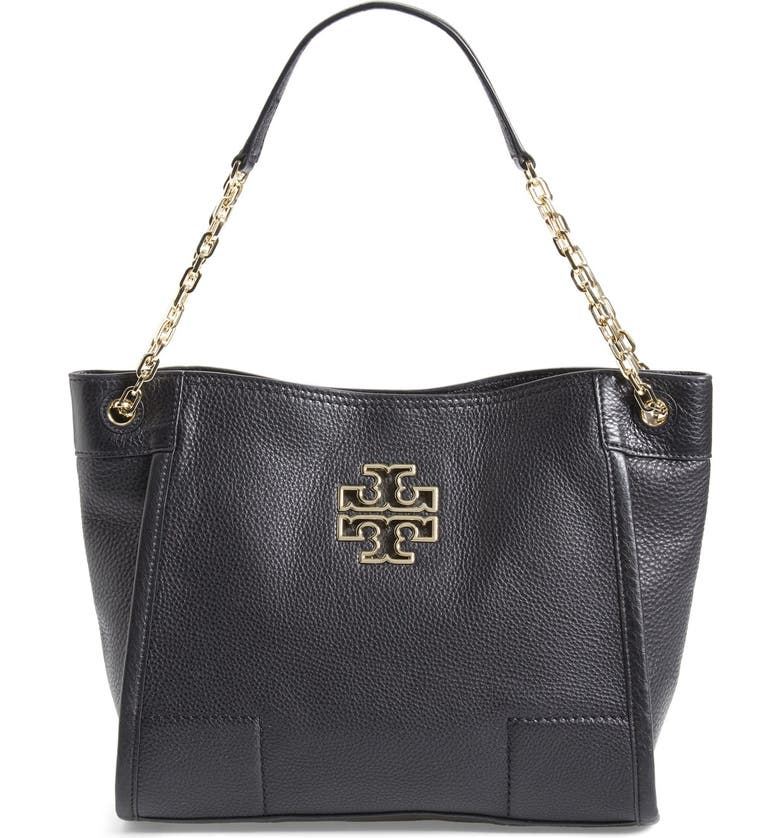 Tory Burch 'Small Britten' Leather Slouchy Tote | Nordstrom