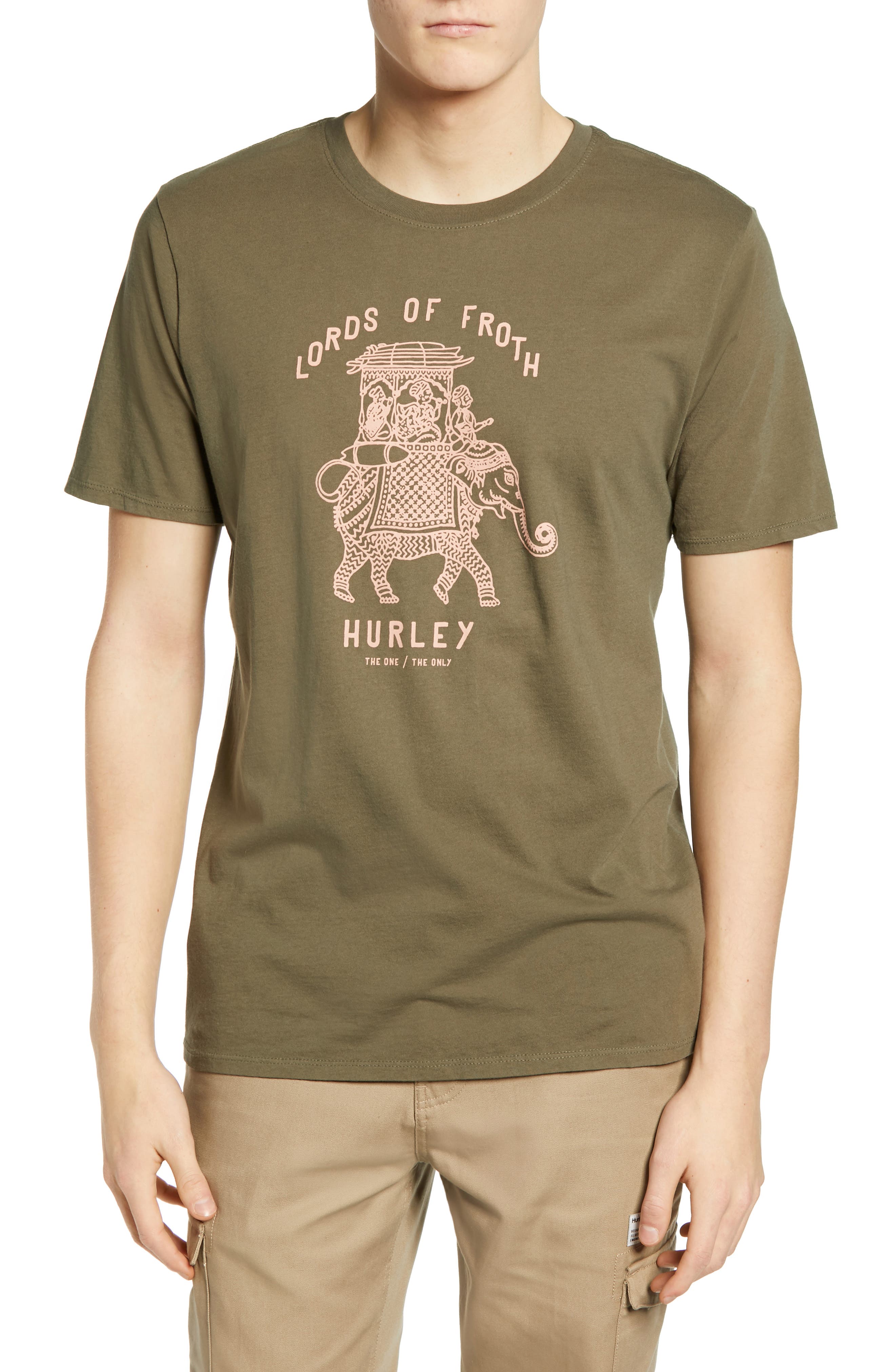 Hurley Lords Of Froth Graphic T-Shirt, Green