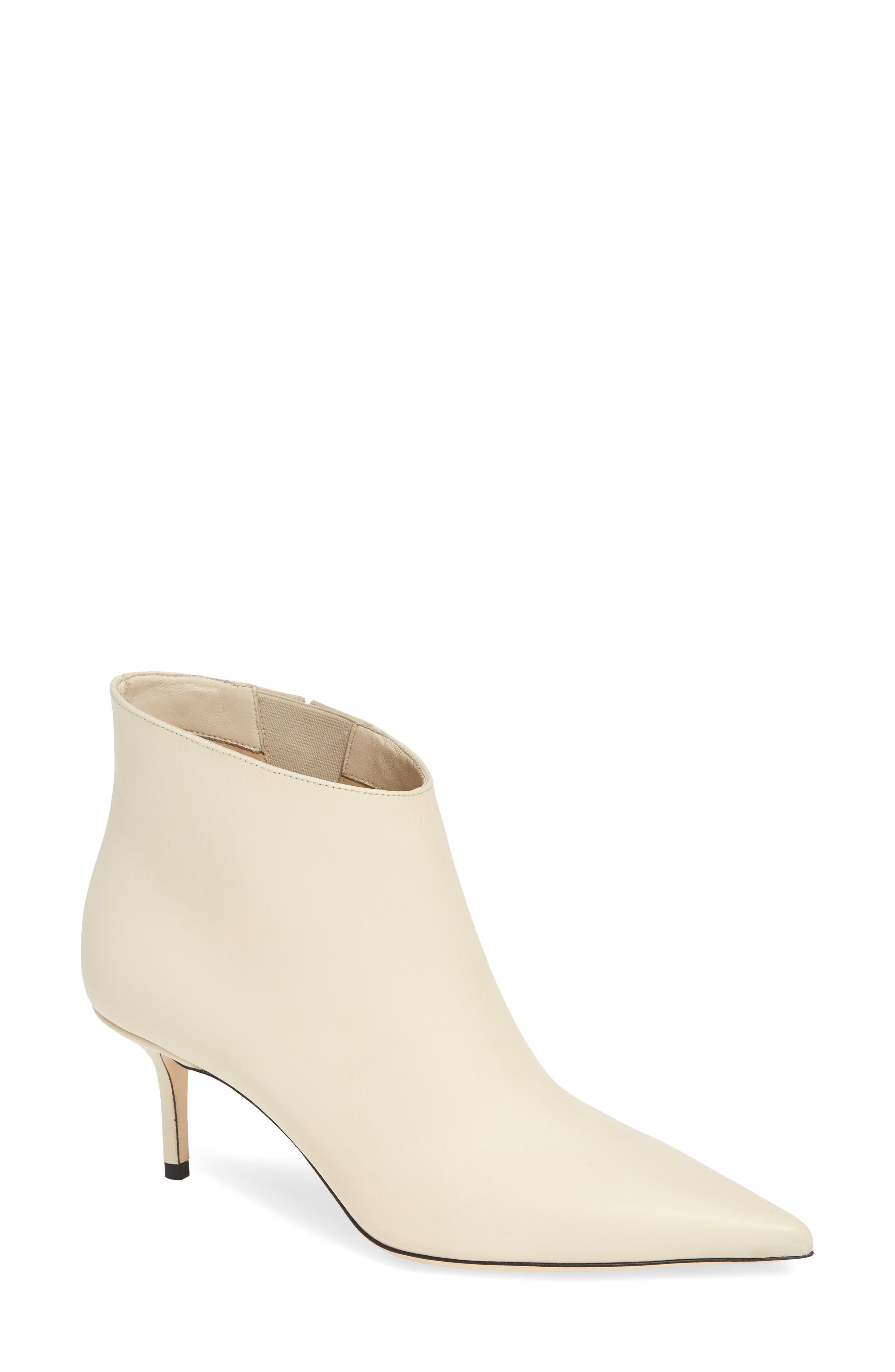 Jimmy Choo Marinda Pointy Toe Bootie - White