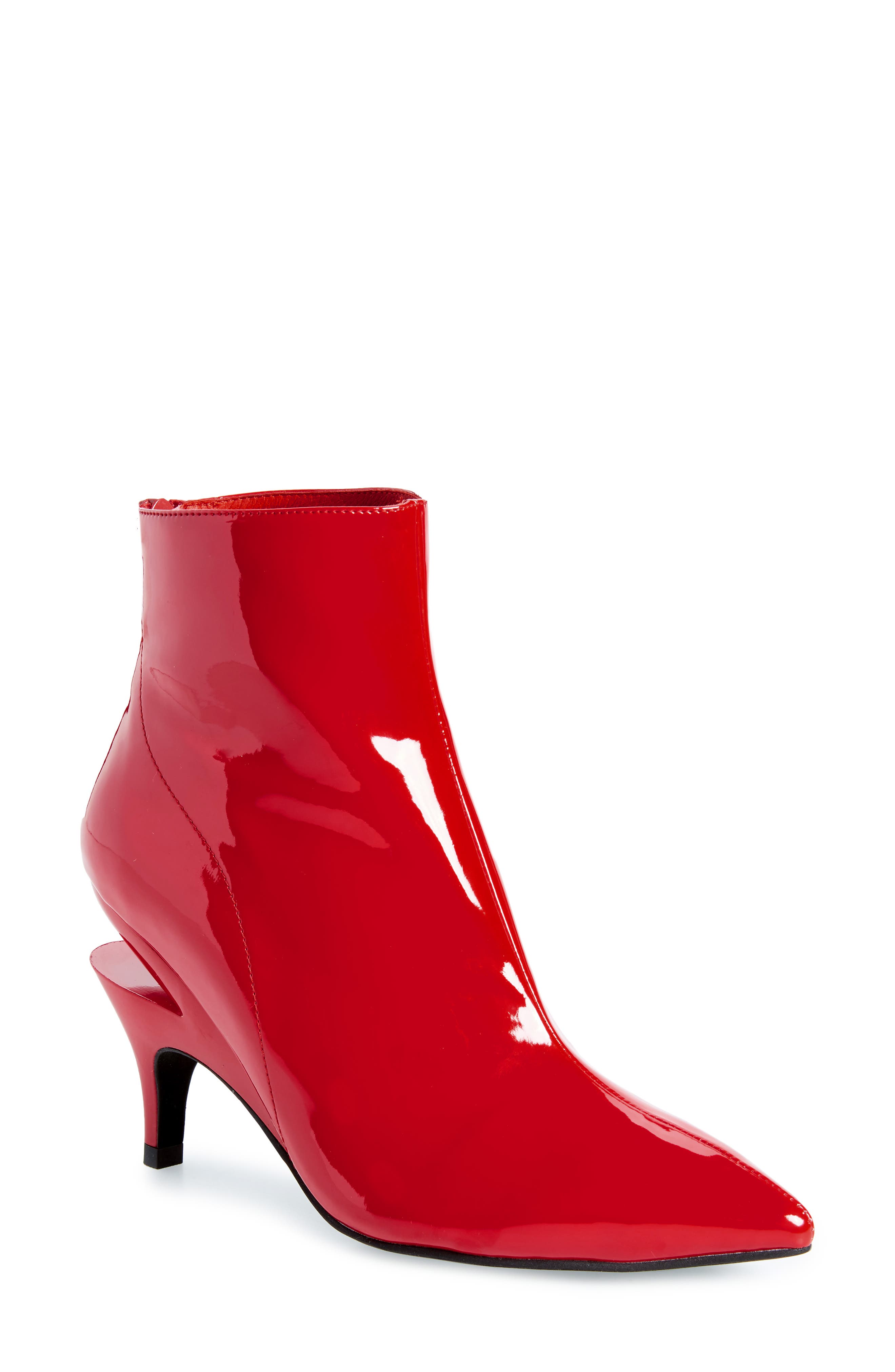 Jeffrey Campbell Museum Bootie, Red