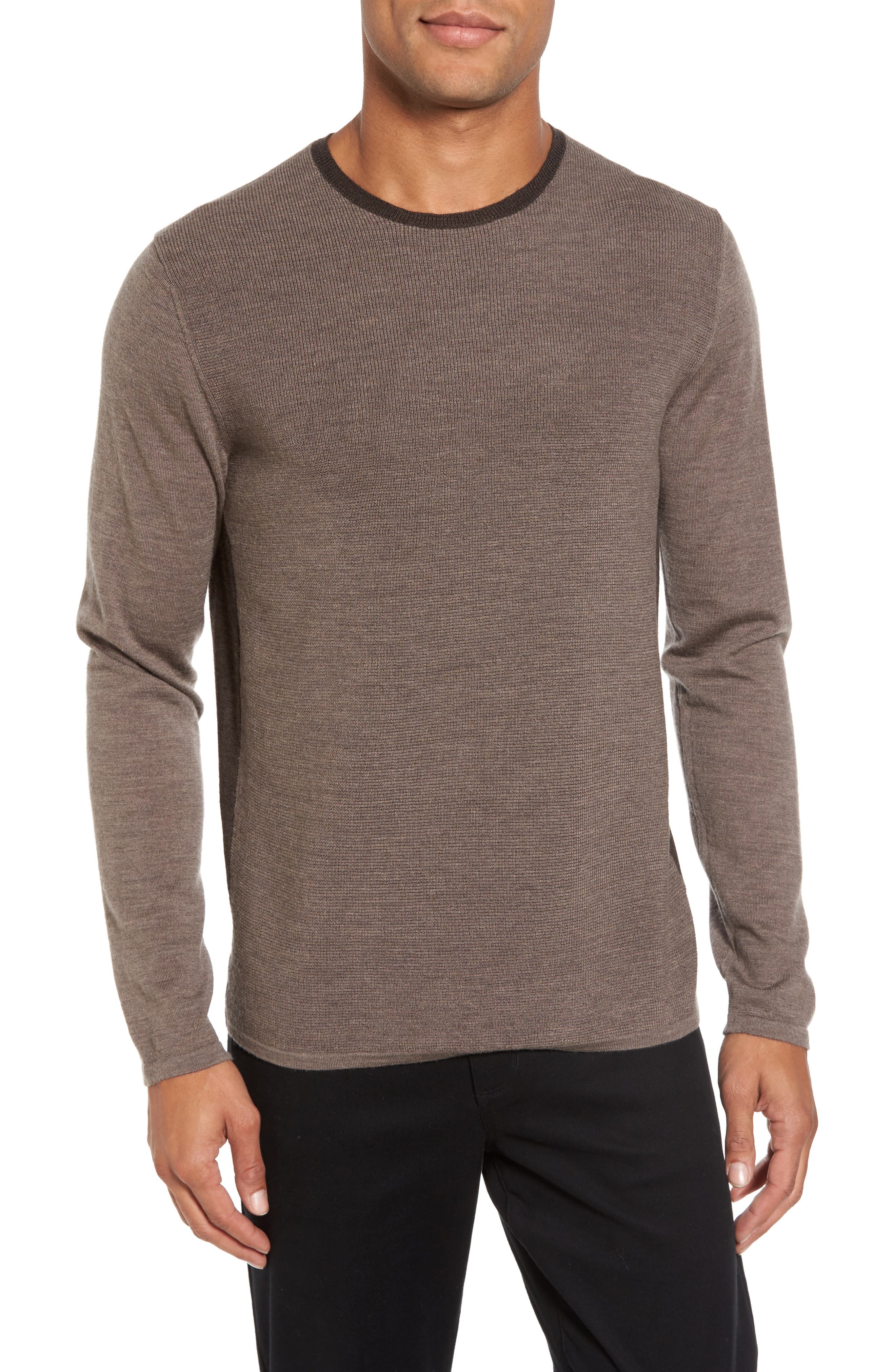 Zachary Prell Huxley Merino Sweater, Brown
