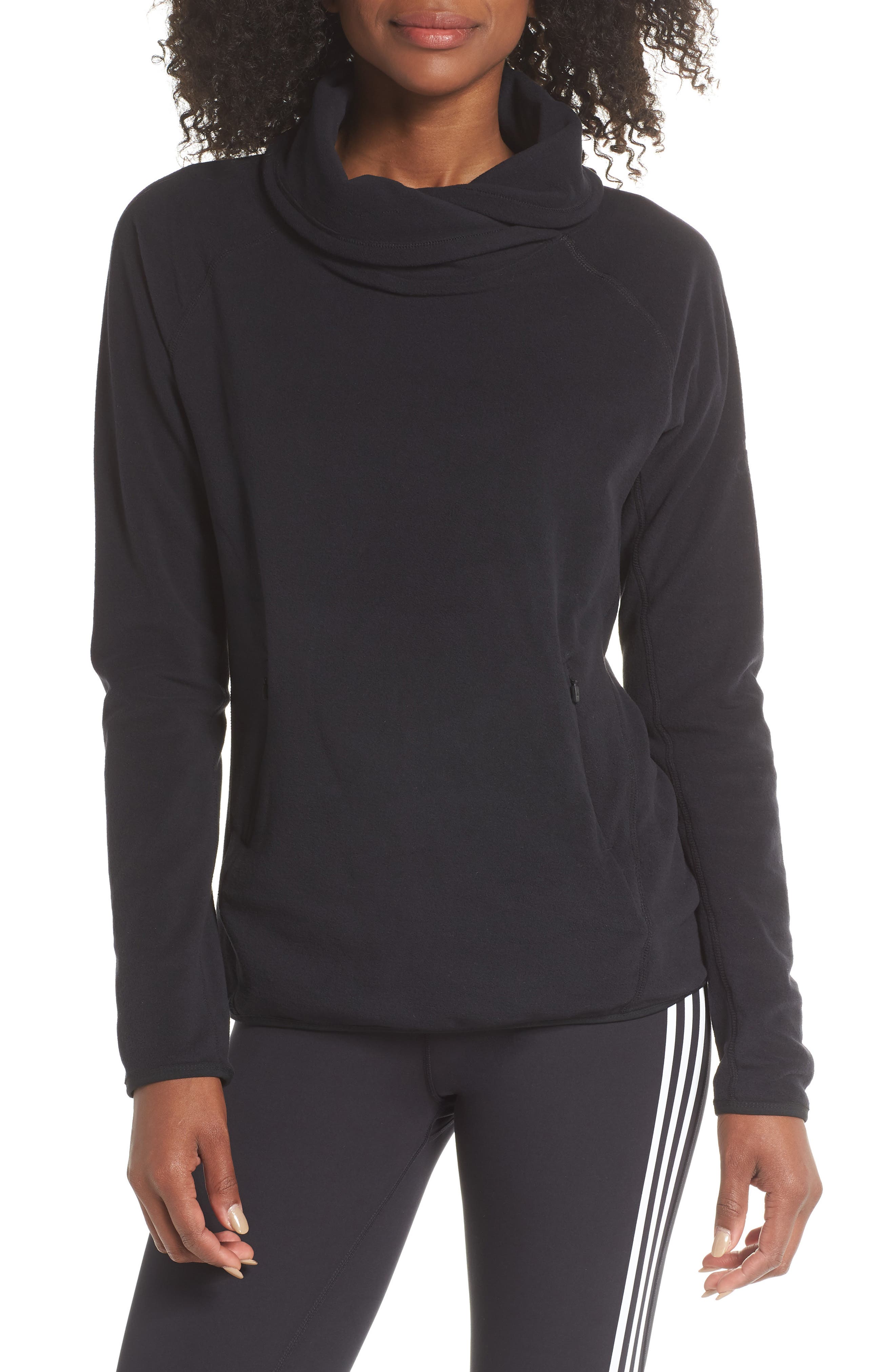 Adidas Originals Cowl Fleece Pullover, Black