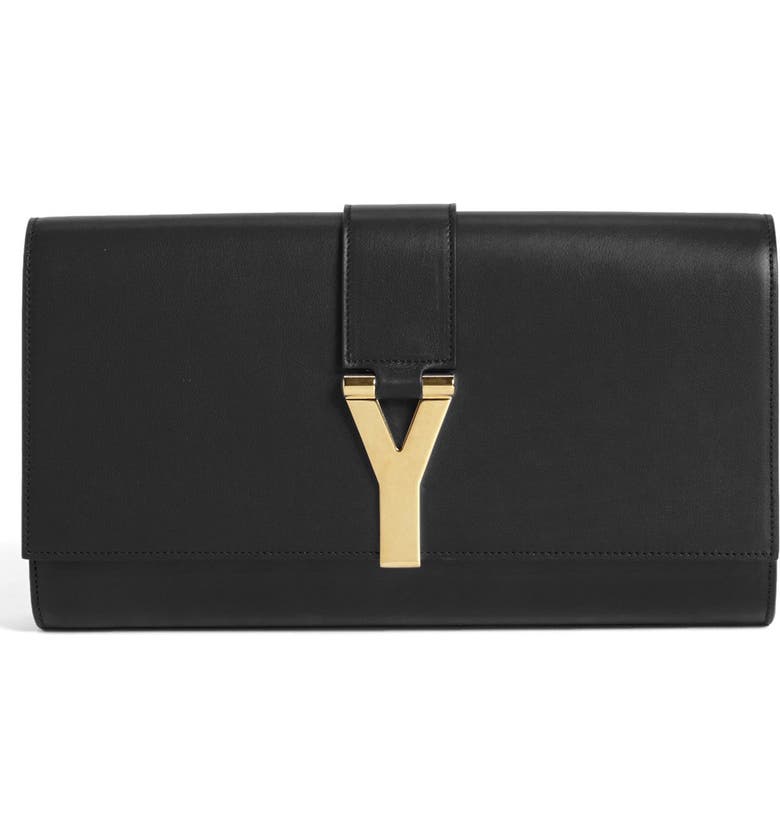 Saint Laurent 'Y' Leather Clutch | Nordstrom