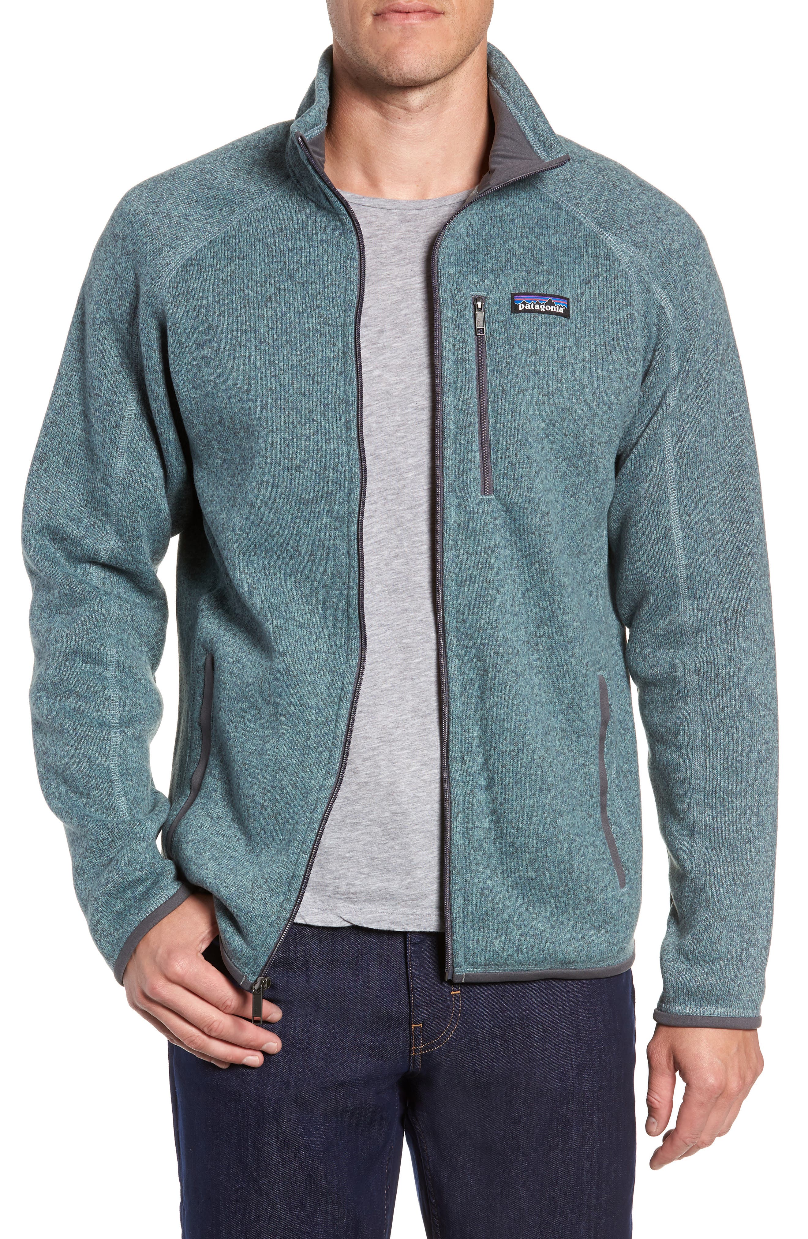 Patagonia Better Sweater Zip Front Jacket, Blue
