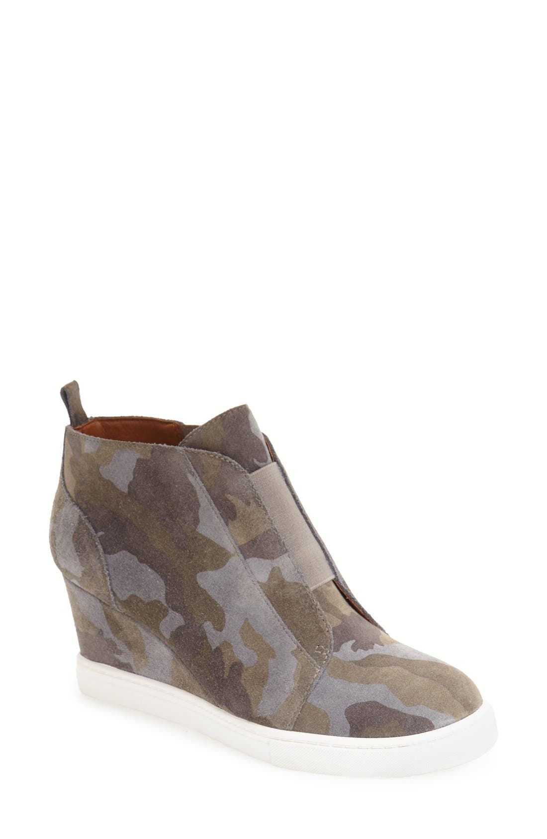 Linea Paolo Felicia Wedge Bootie, Green