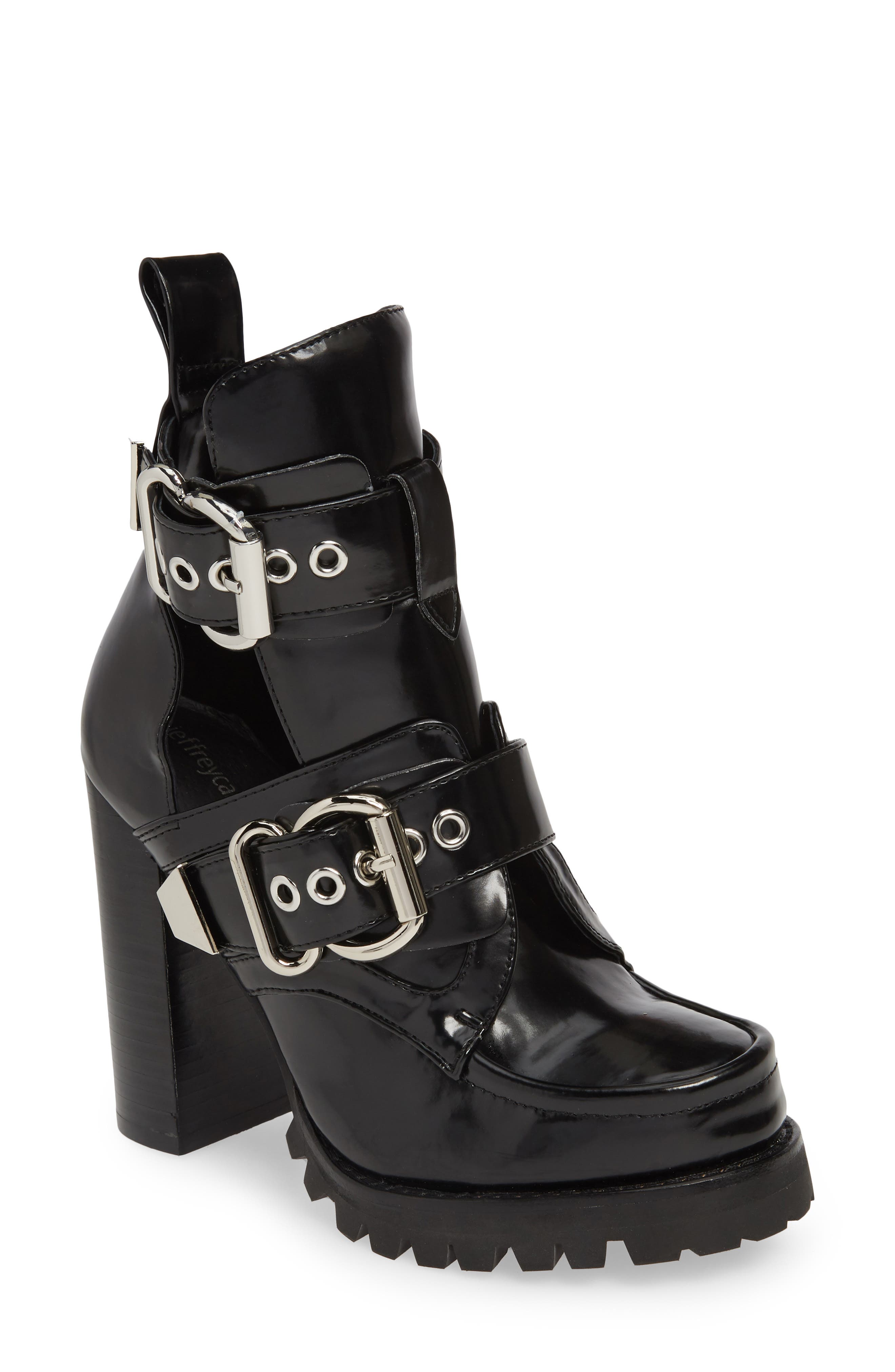 Jeffrey Campbell Craven 4 Platform Bootie- Black