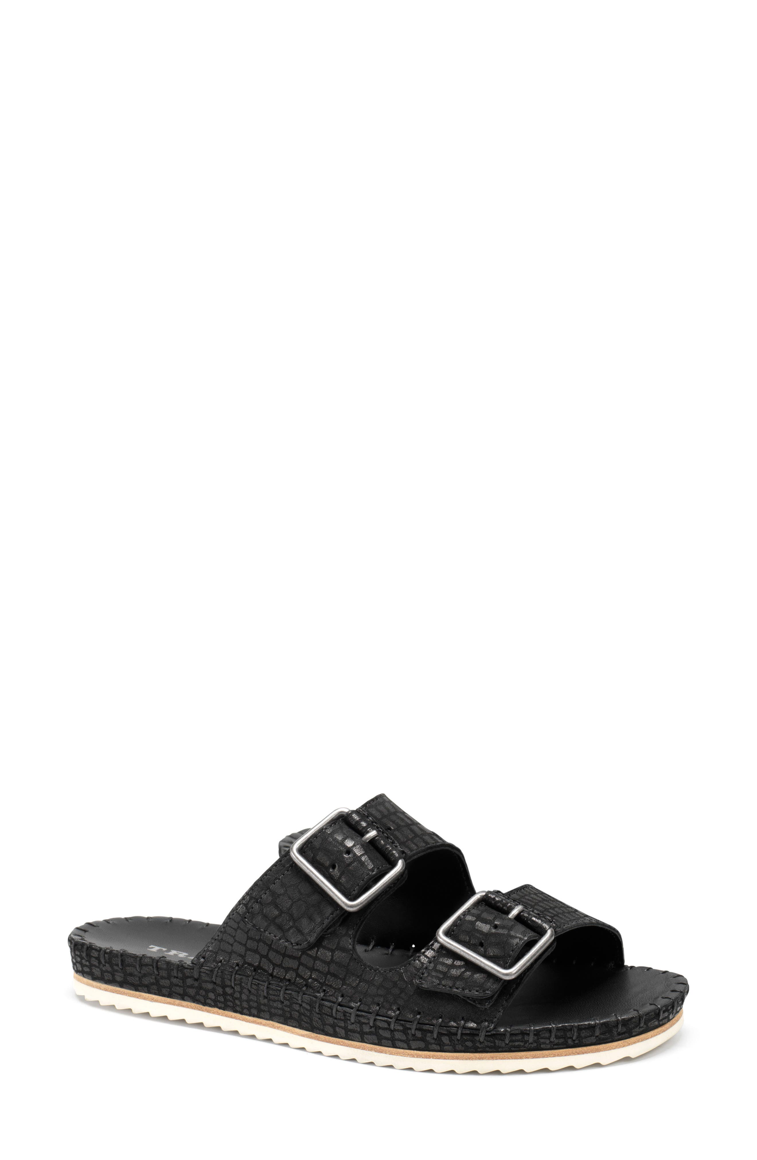 Trask Carli Slide Sandal- Black
