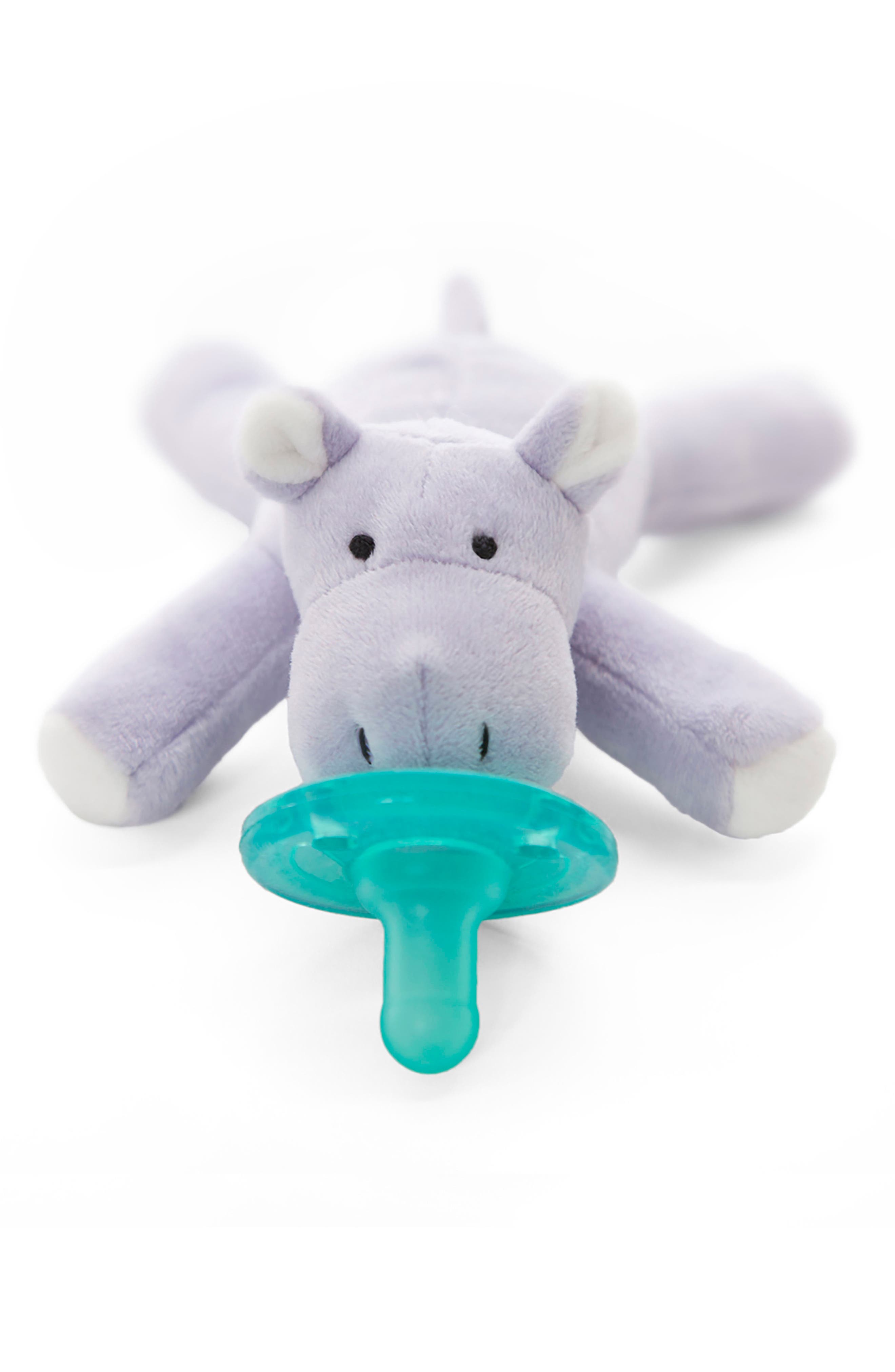 UPC 719771225511 product image for Infant Wubbanub(TM) Baby Hippo Pacifier Toy, Size One Size - Grey | upcitemdb.com