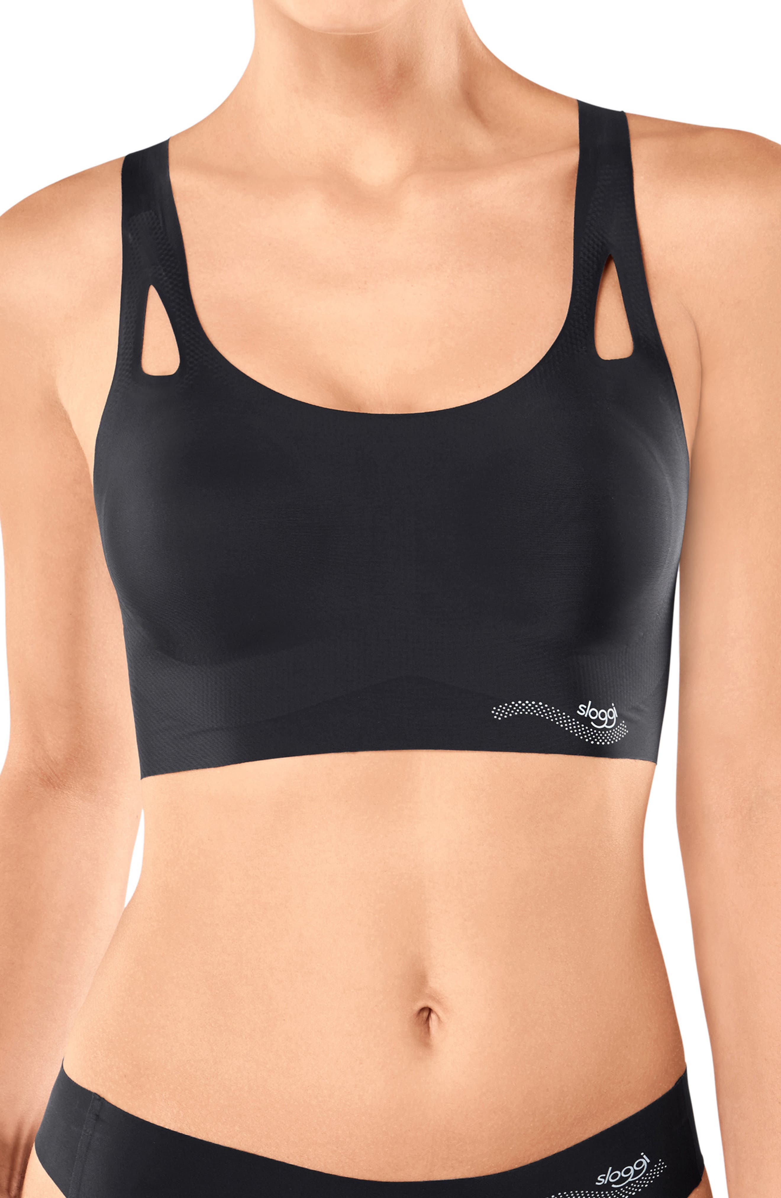 Sloggi Zero Feel Sports Bra, Black
