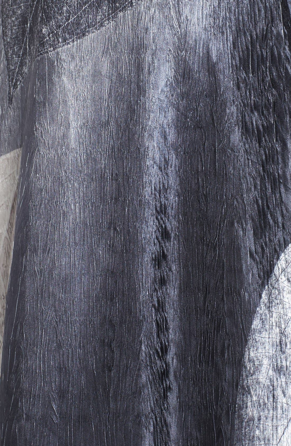 Komarov Charmeuse & Lace A-Line Dress
