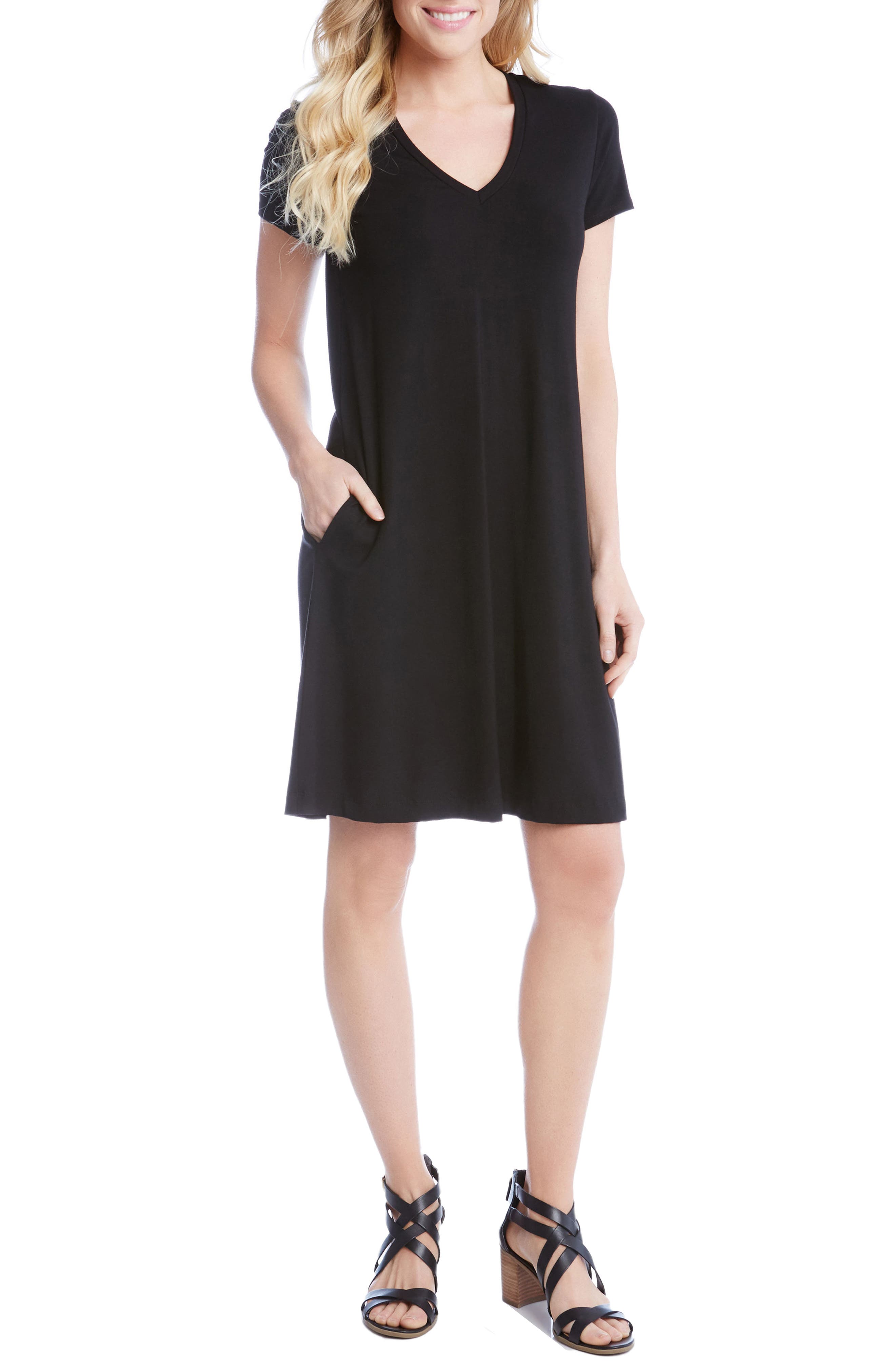 Karen Kane Quinn Pocket Shift Dress