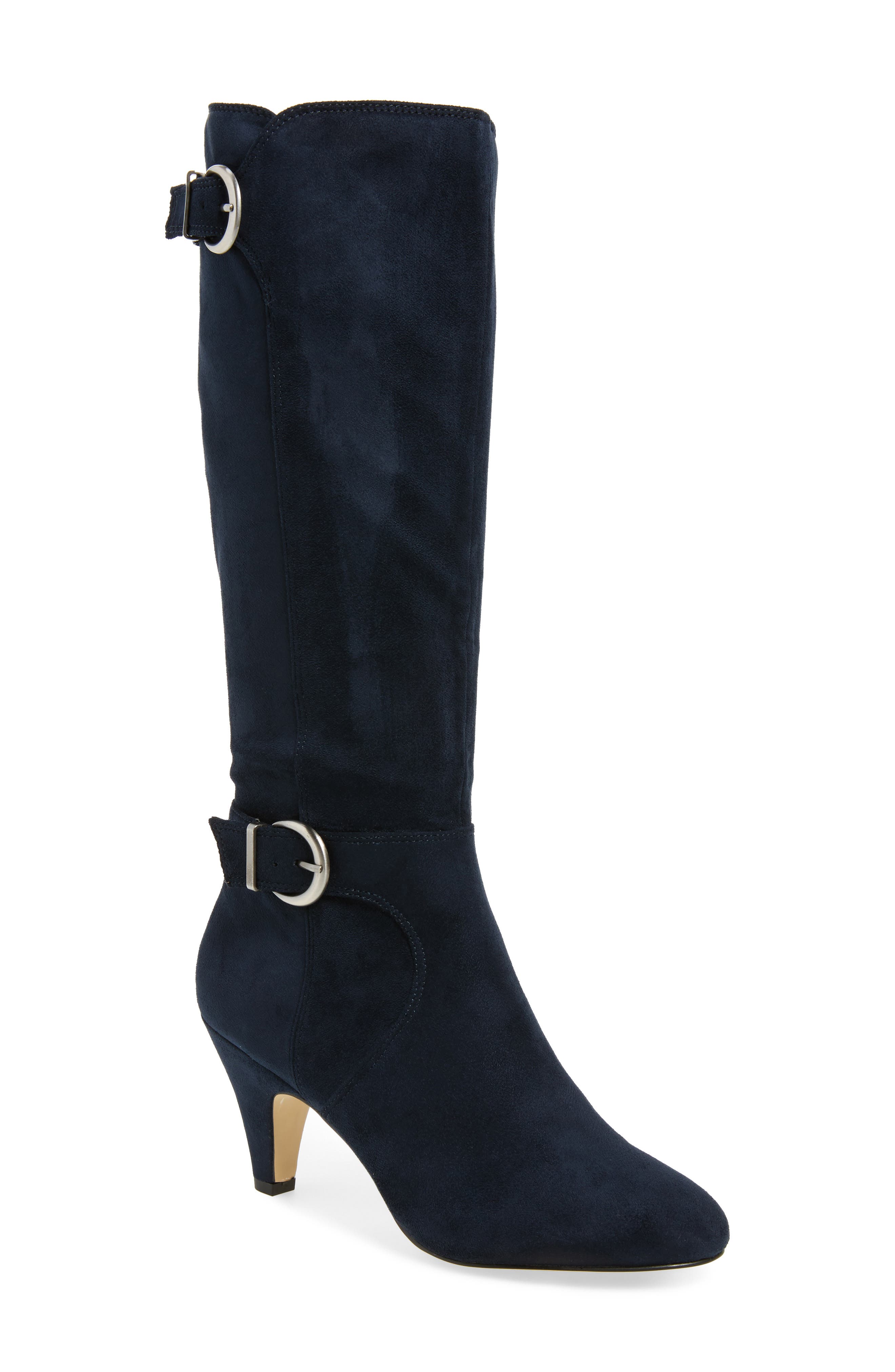 Bella Vita Toni Ii Knee High Boot Regular Calf- Blue
