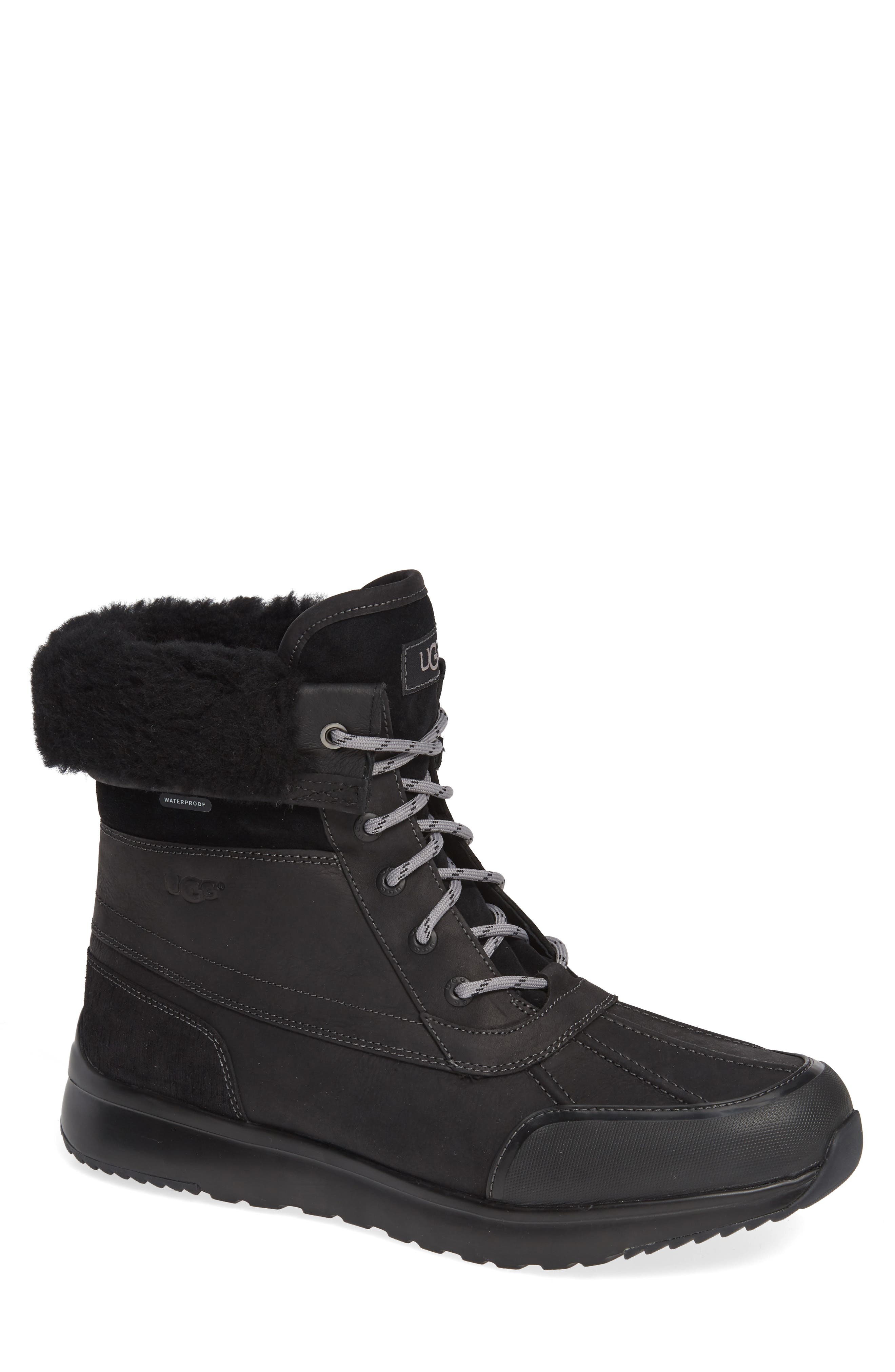 Ugg Eliasson Waterproof Snow Boot, Black