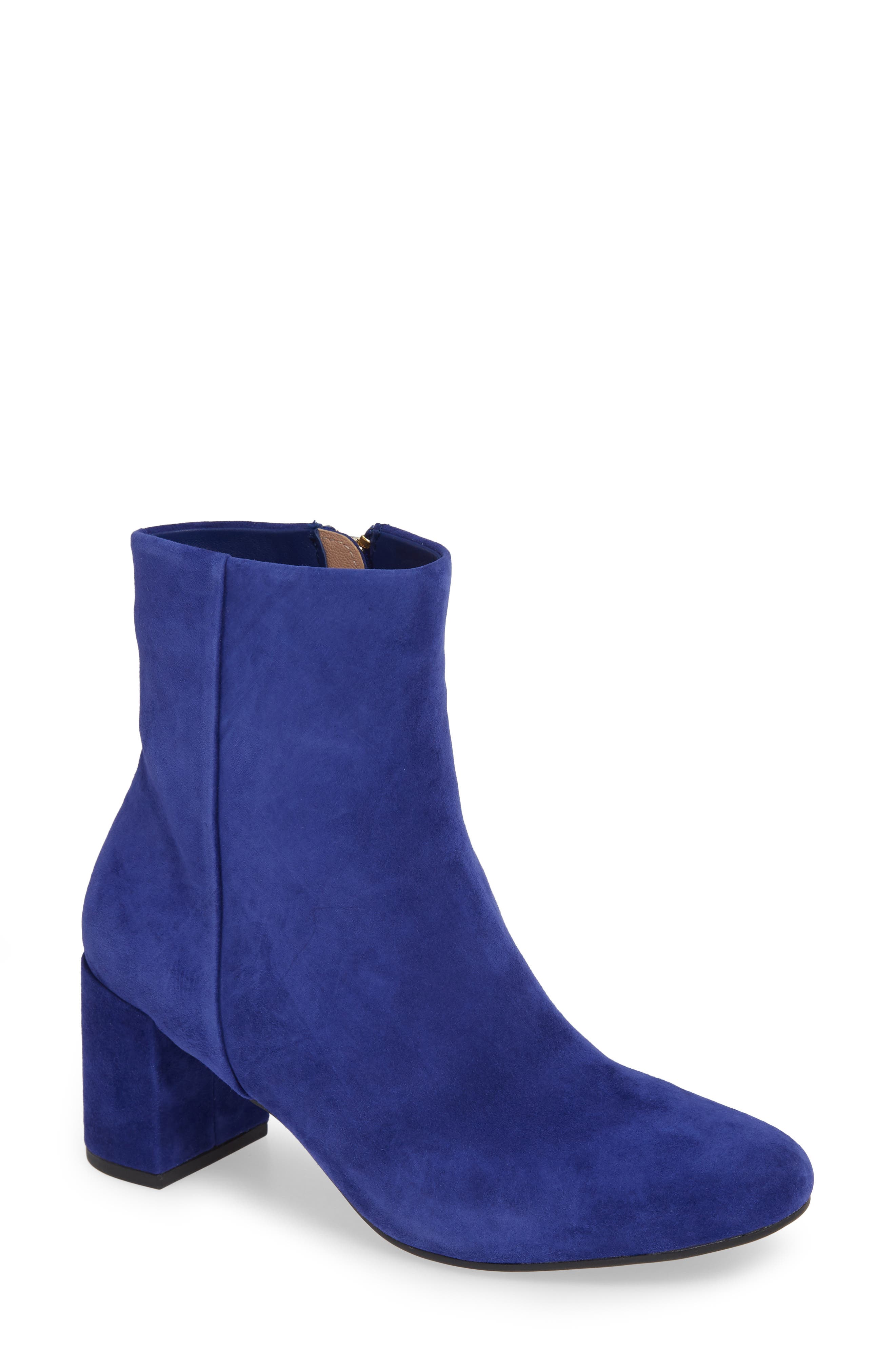 Taryn Rose Cassidy Block Heel Bootie, Blue