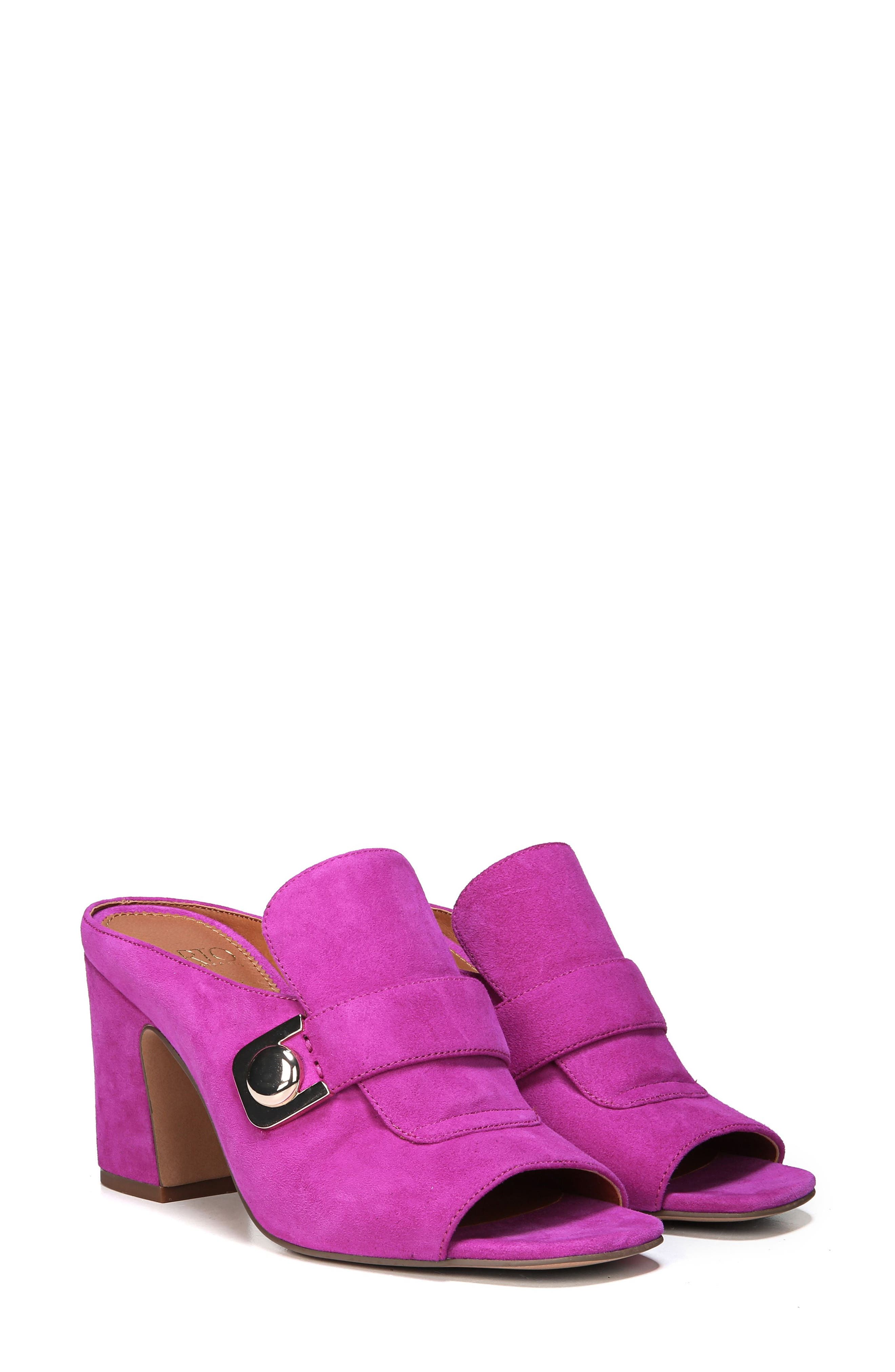 Sarto By Franco Sarto Rosalie Block Heel Sandal, Purple