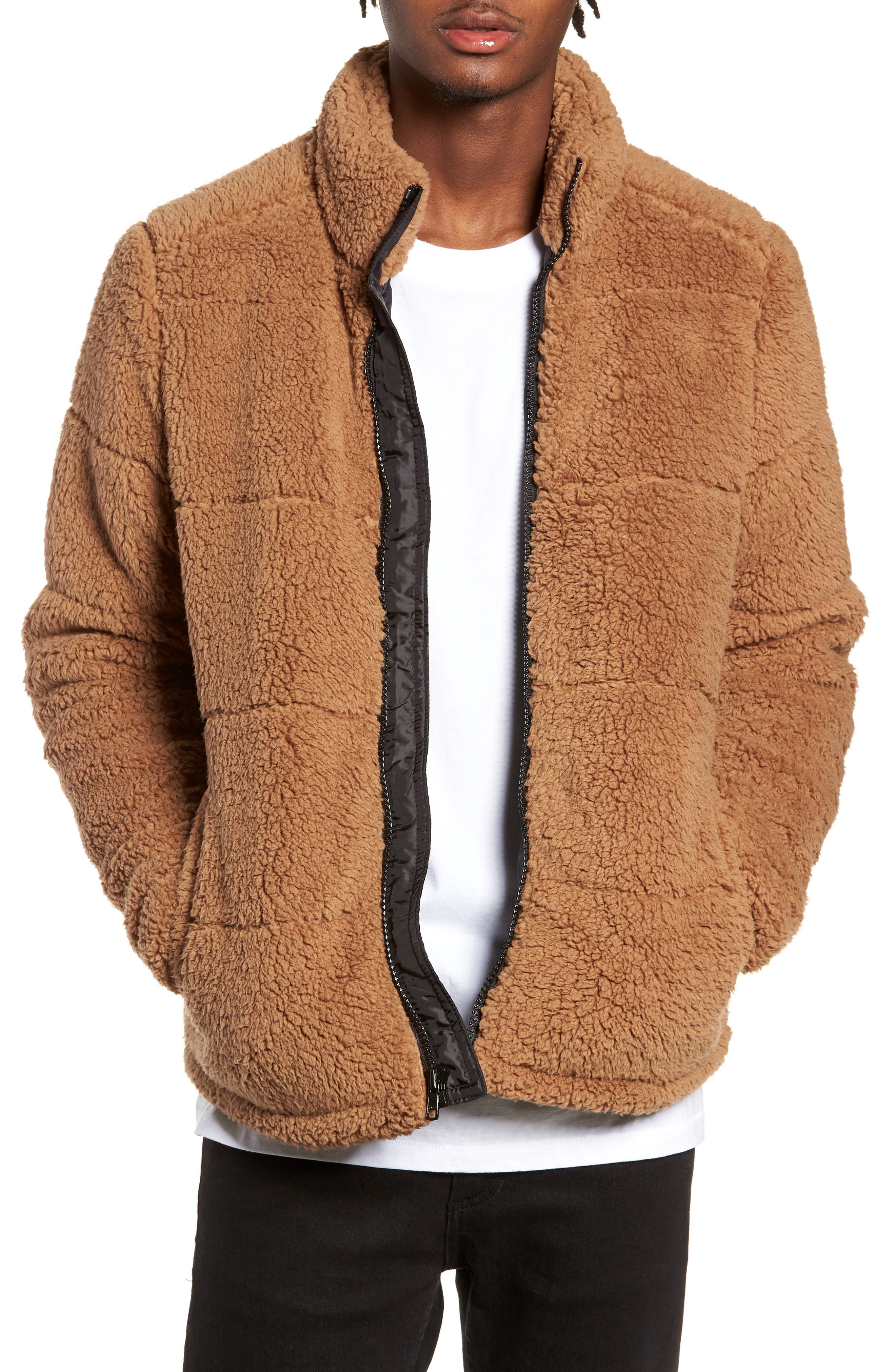 The Rail Fleece Jacket, Brown