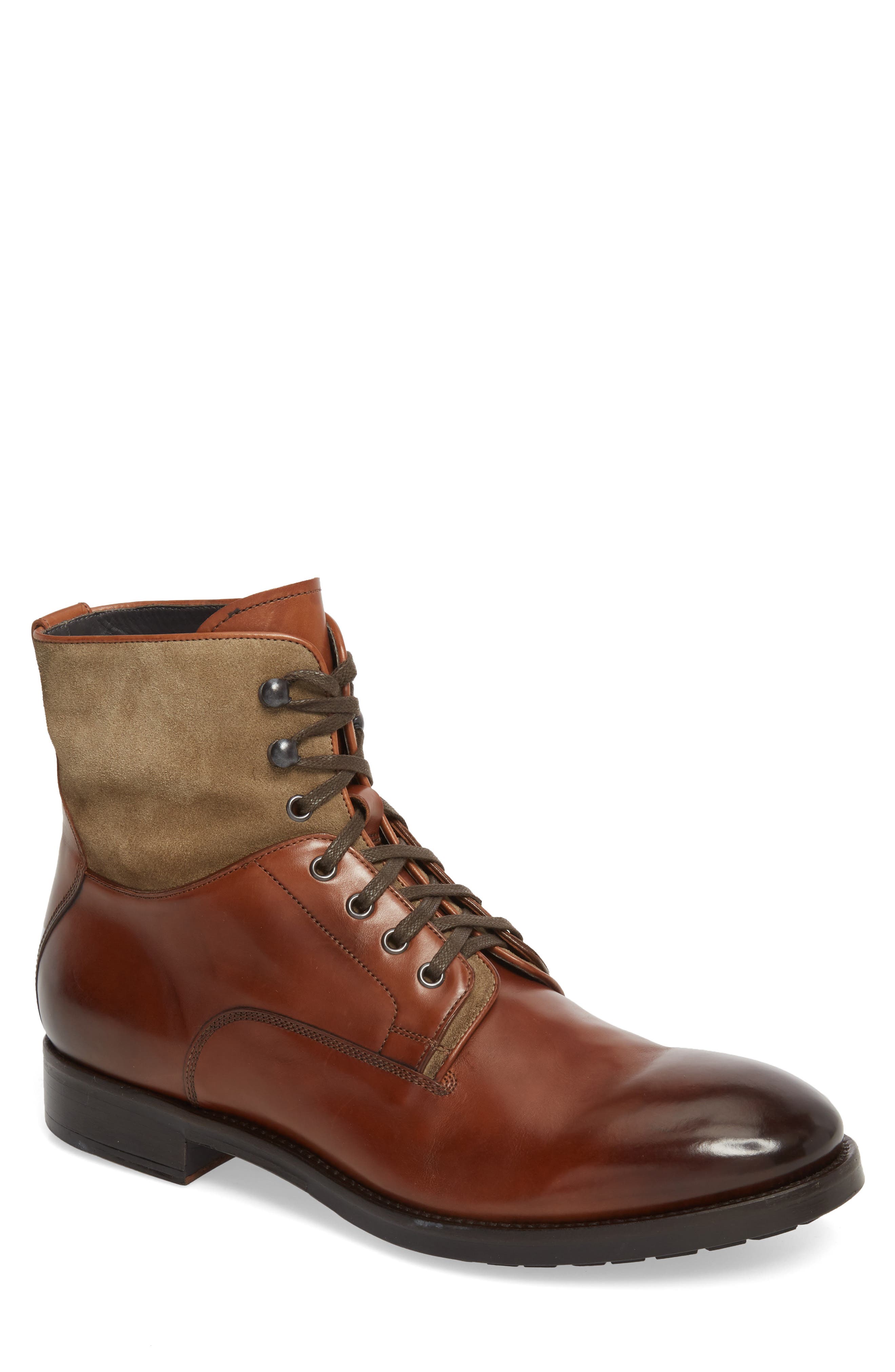 To Boot New York Abbott Tall Plain Toe Boot, Brown